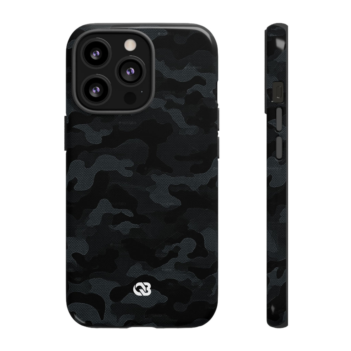 Blackout Urban Camo · Tough Phone Case for iPhone · Black