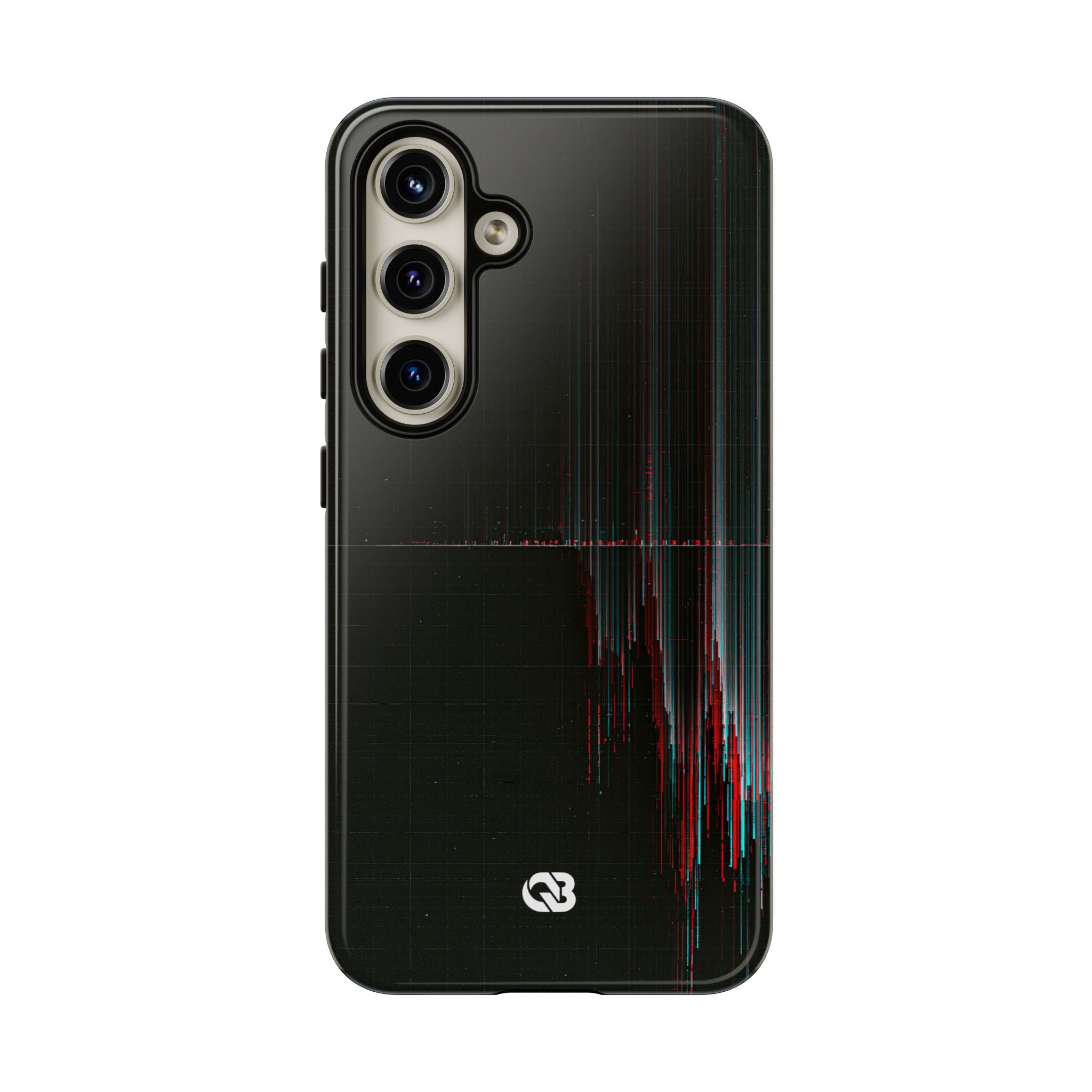 Black Tough Phone Case for Samsung - Corrupted Data Stream