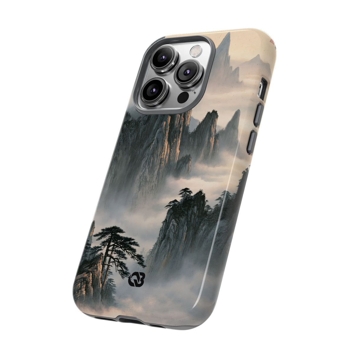 Sacred Mountain Mist · Tough Phone Case for iPhone · Beige