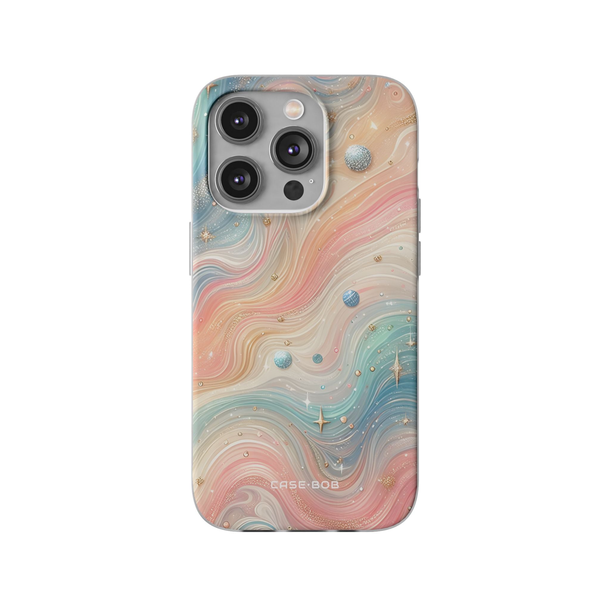 Iridescent Swirls iPhone 14 Pro Case - Soft