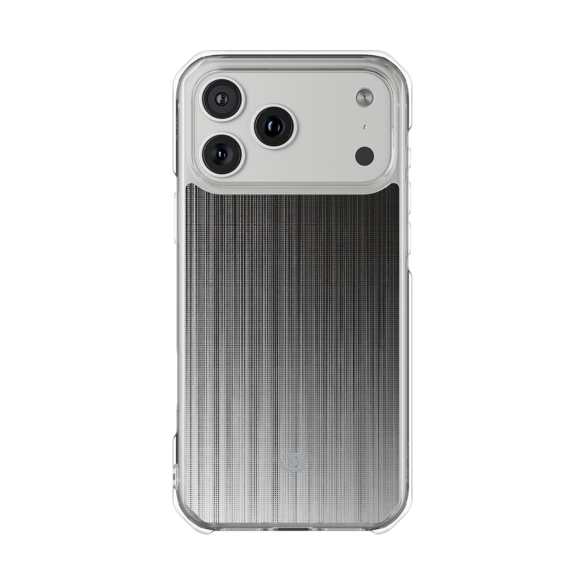Grey Impact MagSafe Phone Case for iPhone - Static Vertical Dither