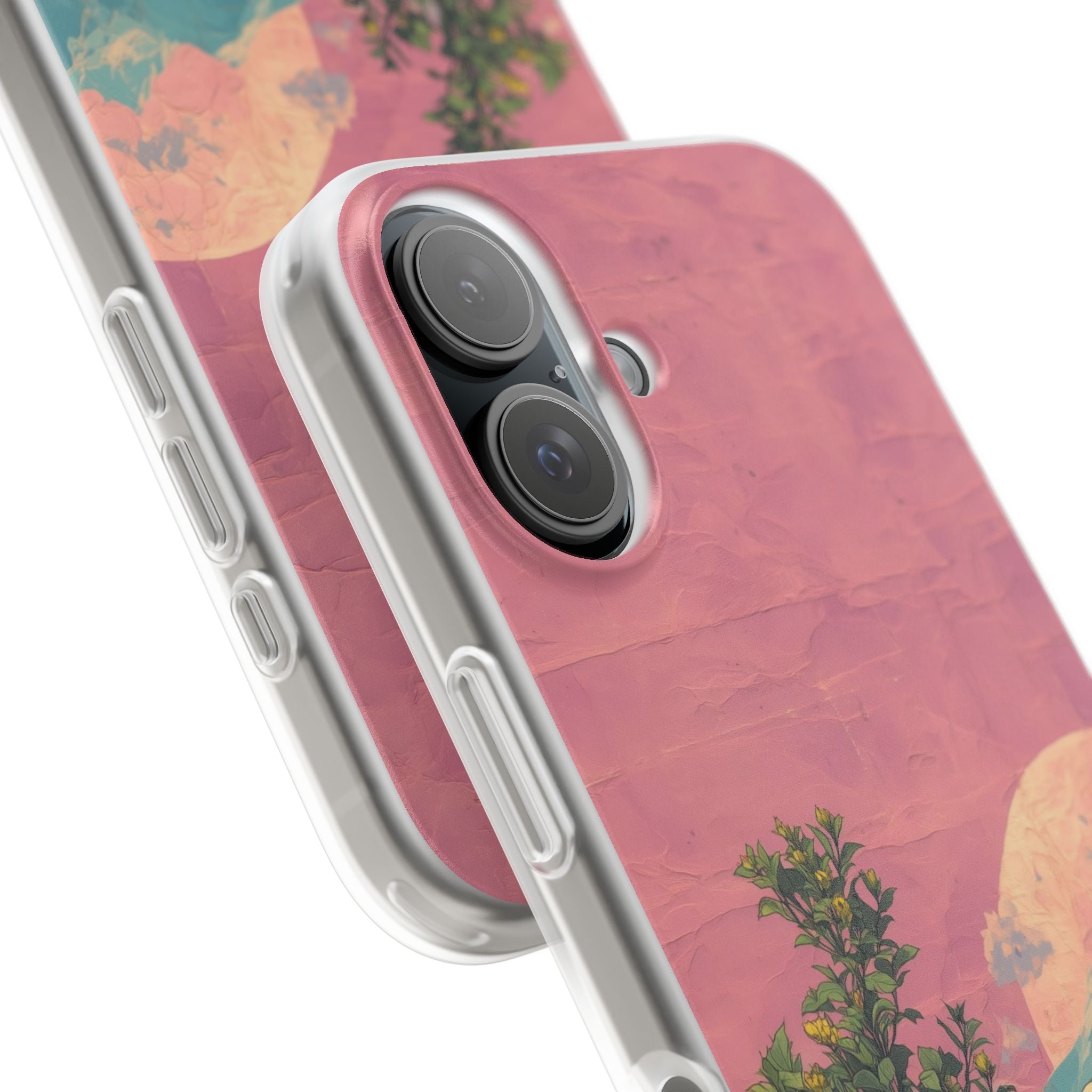 Lunar Pastel Bloom · Soft Phone Case for iPhone