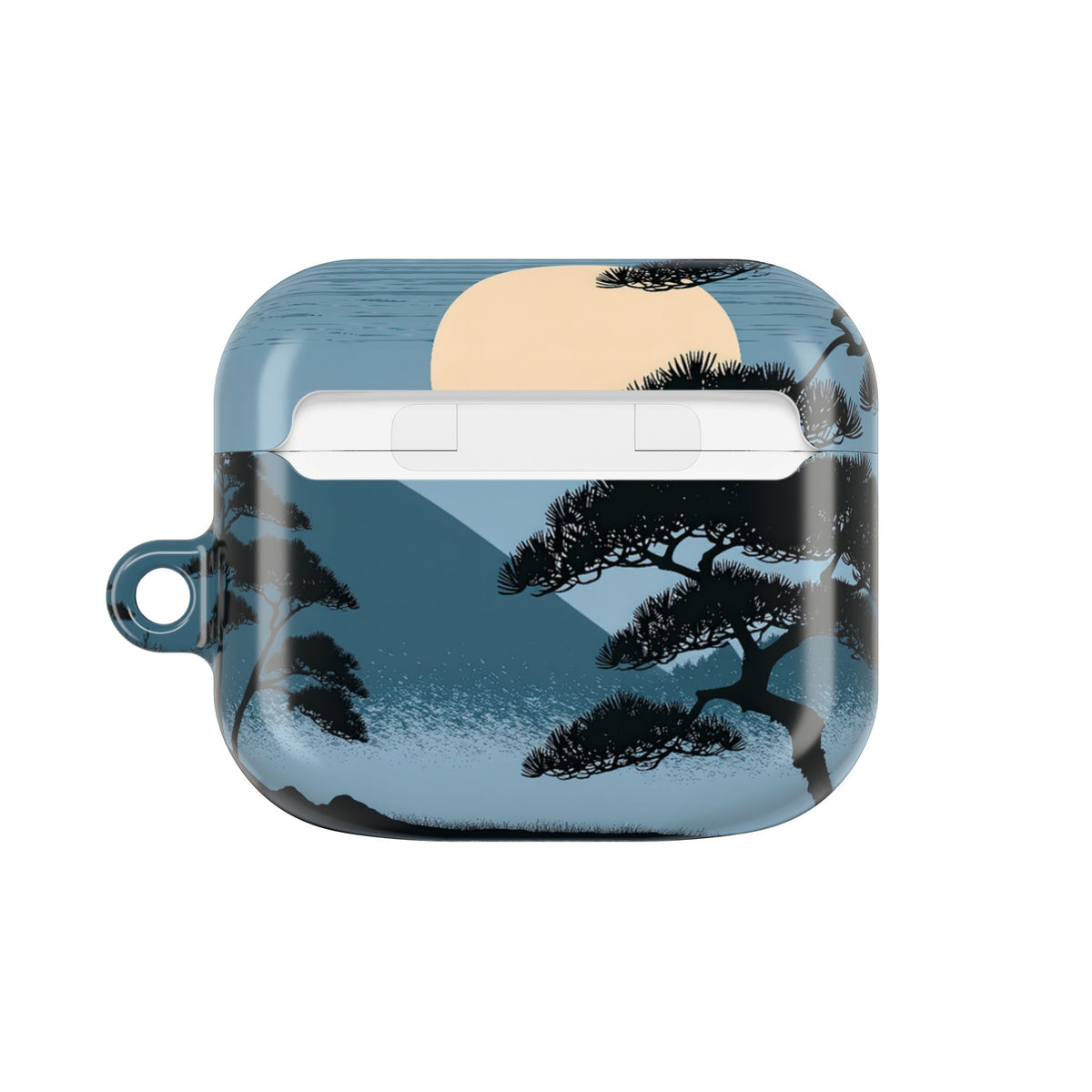 Moonlit Pine Horizon · Hard Case for AirPods & AirPods Pro · Blue