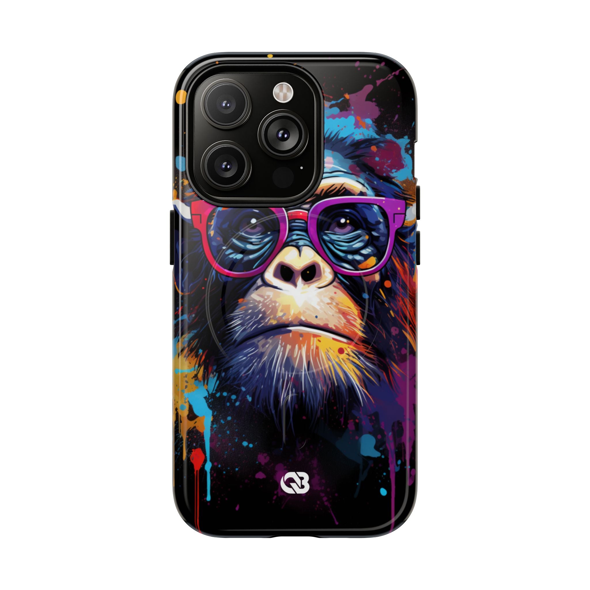 Neon Splatter Primate · Tough+ Magsafe