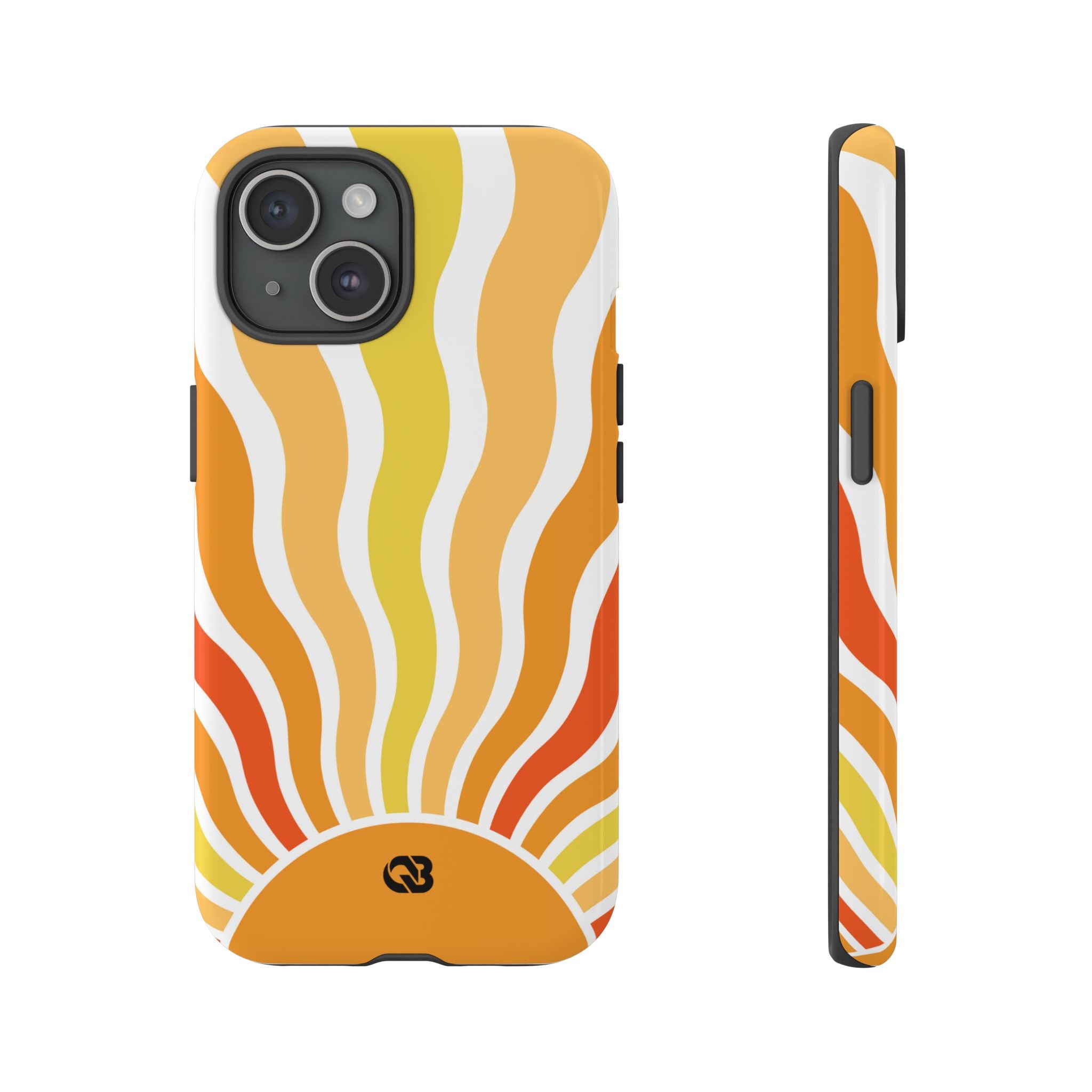 Amber Solar Waves · Tough Phone Case for iPhone