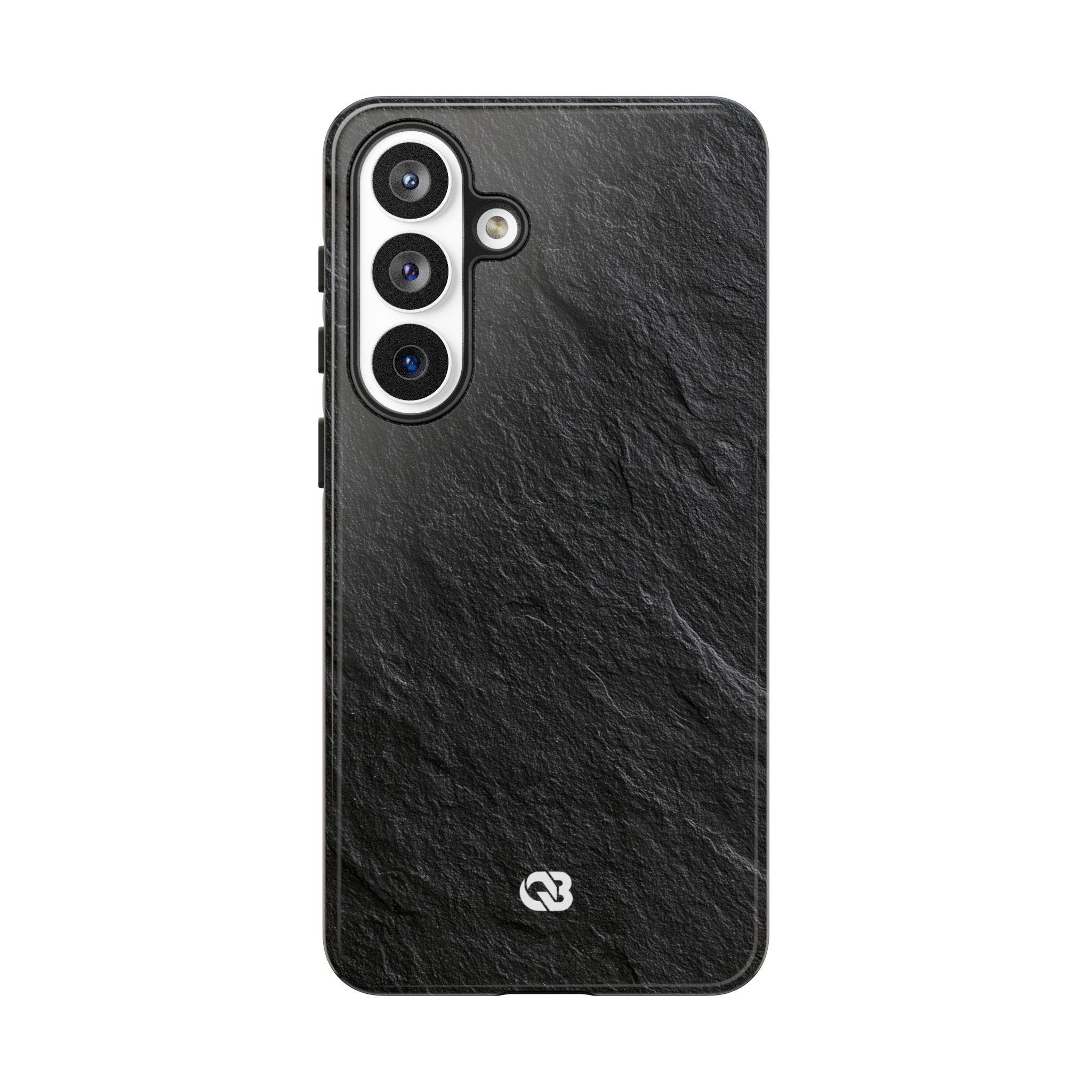 Black Tough Phone Case for Samsung - Raw Obsidian Slate