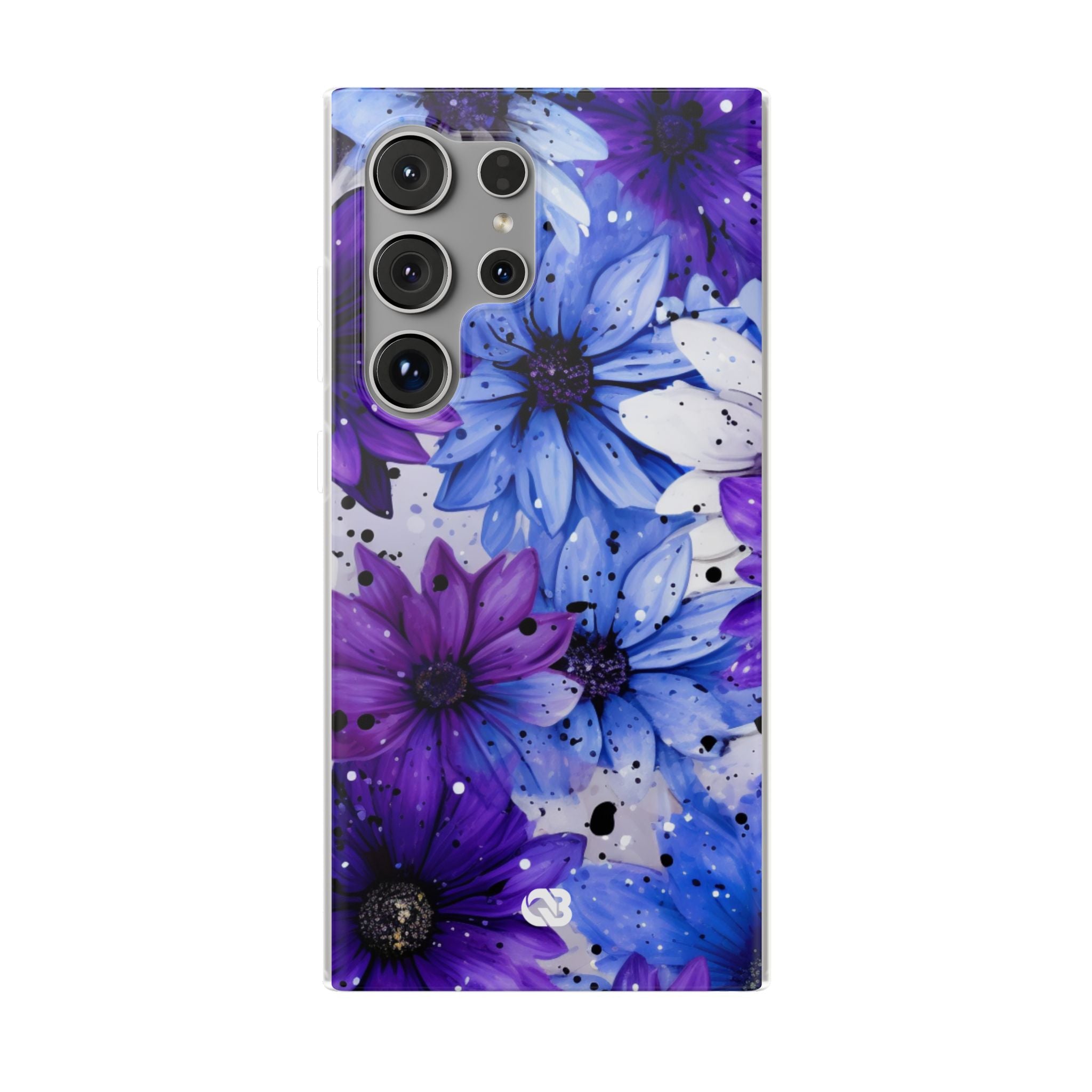 Ink Splatter Blooms · Soft Phone Case for Samsung