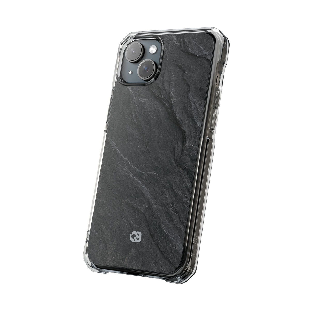 Black Impact MagSafe Phone Case for iPhone - Midnight Slate Ridge