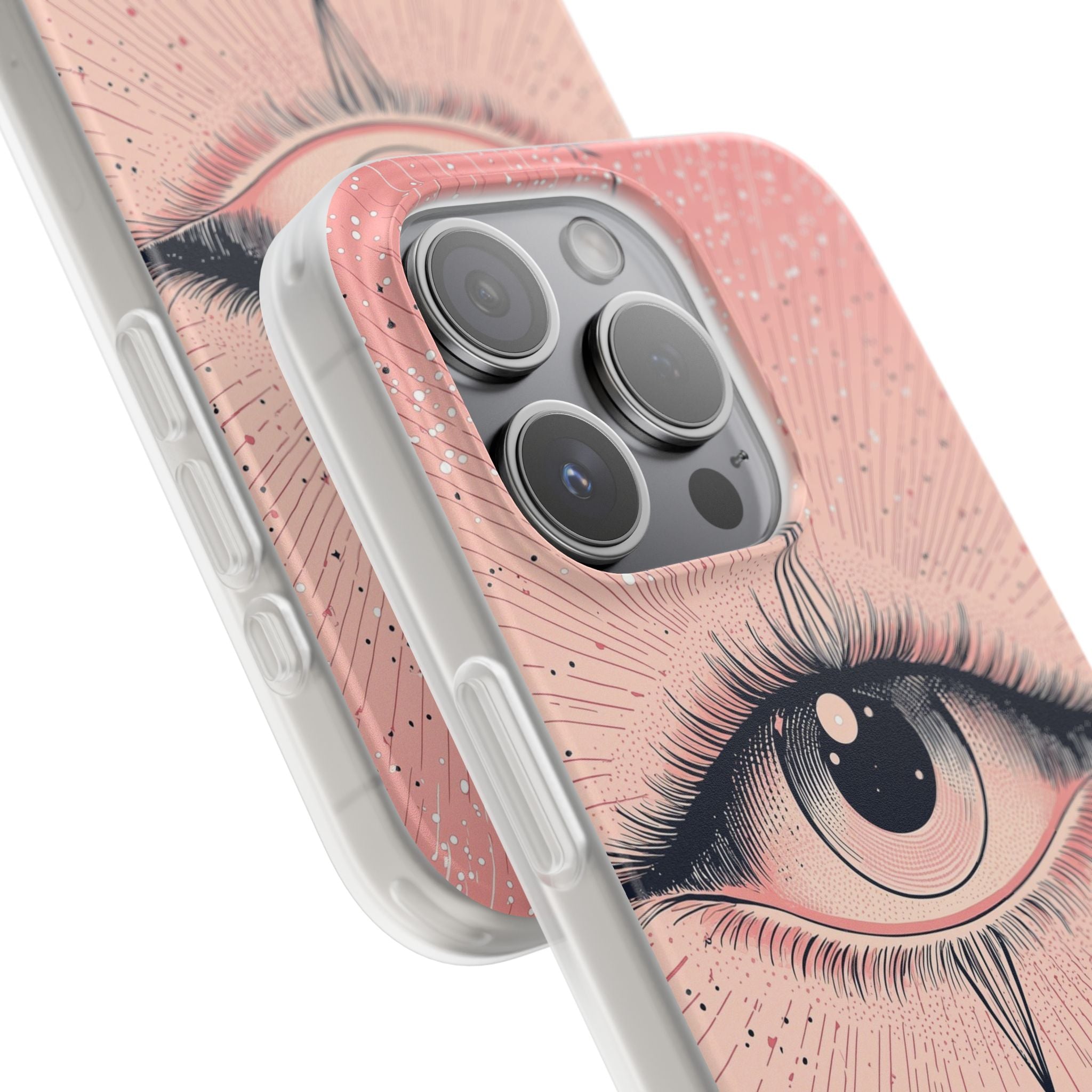 Obsidian Cosmic Gaze · Soft Phone Case for iPhone