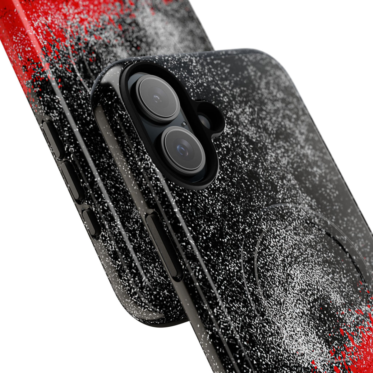 Crimson Noir Drip · Tough 2.0 Magnetic Phone Case for iPhone · Black