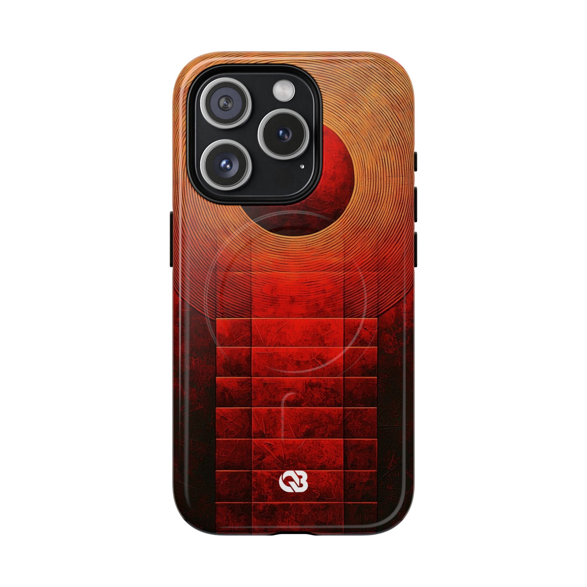 Crimson Solar Halo · Tough+ Capa para iPhone · Magsafe