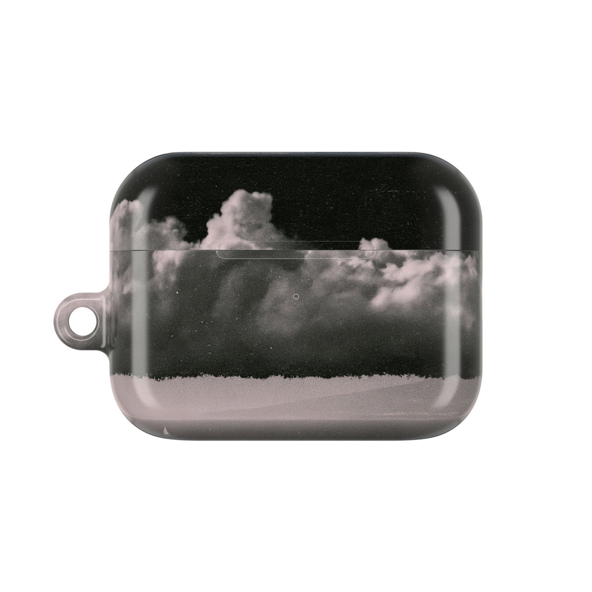 Crimson Horizon · Hard Case for AirPods & AirPods Pro · Black