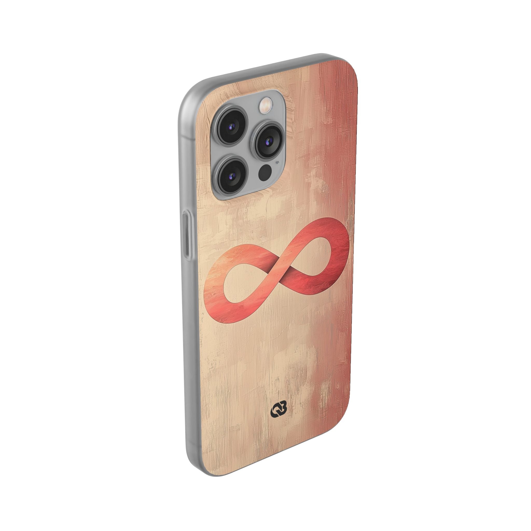 Terracotta Infinity Stroke · Soft Handyhülle für iPhone