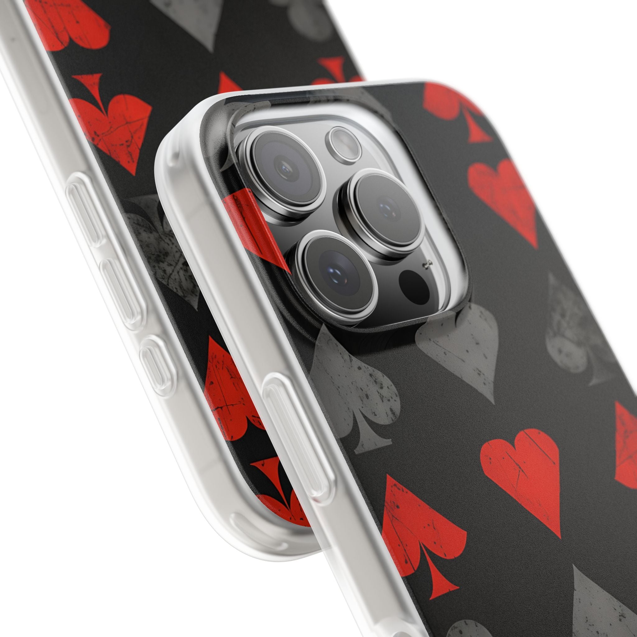 Crimson Ash Suits · Soft Custodia per iPhone