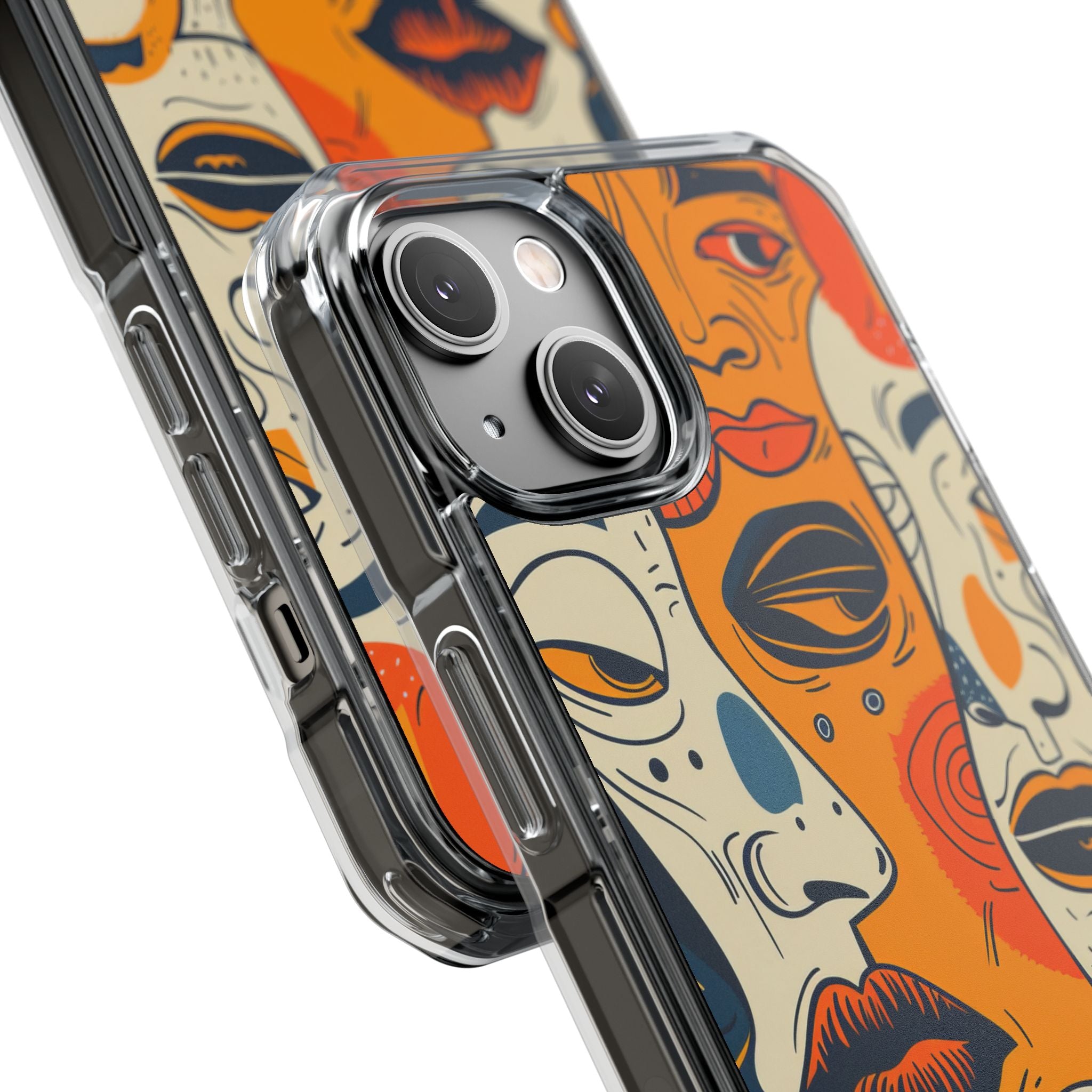 Tangled Faces Sunset iPhone 14 Case - Impact