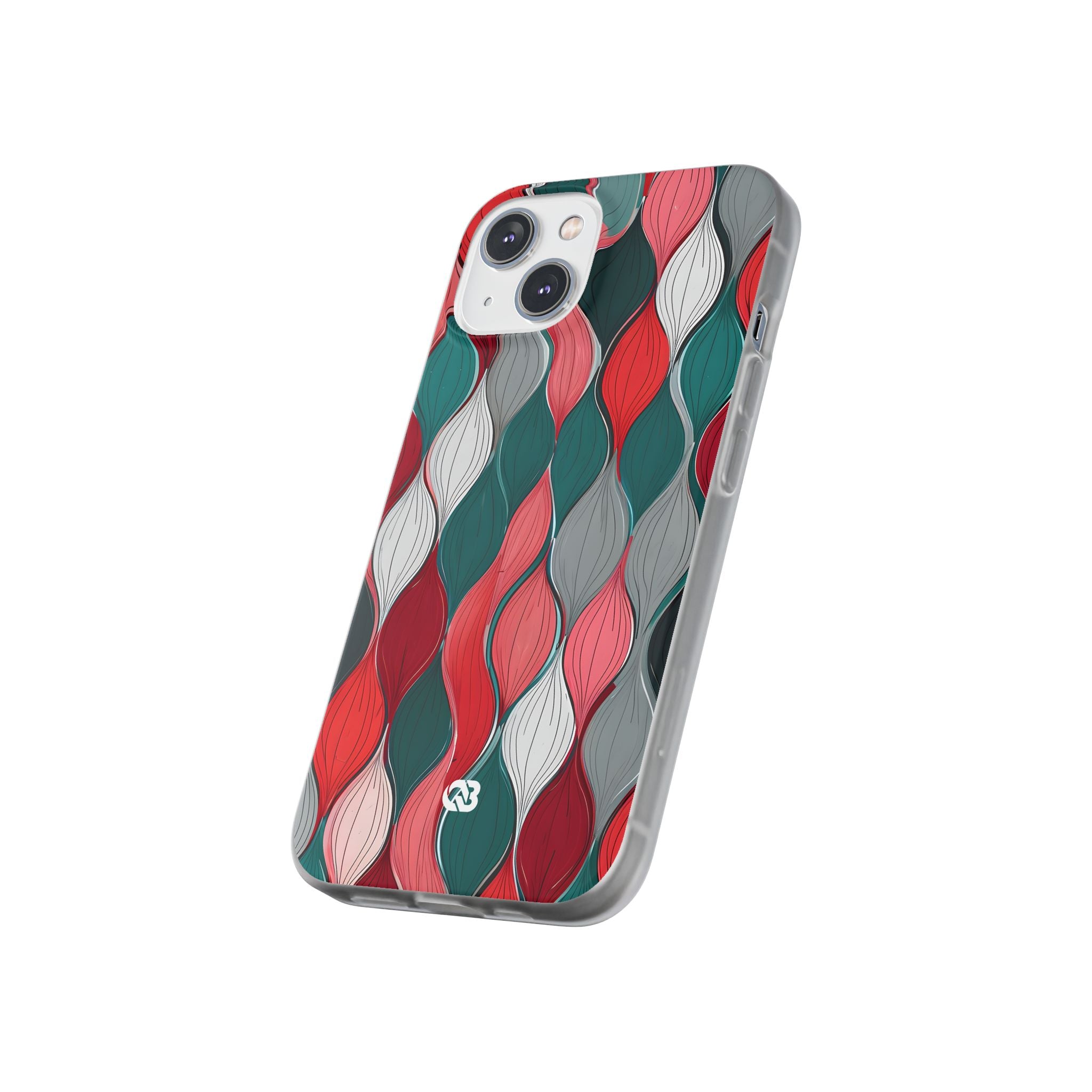 Slate Rose Ripple · Soft Phone Case for iPhone