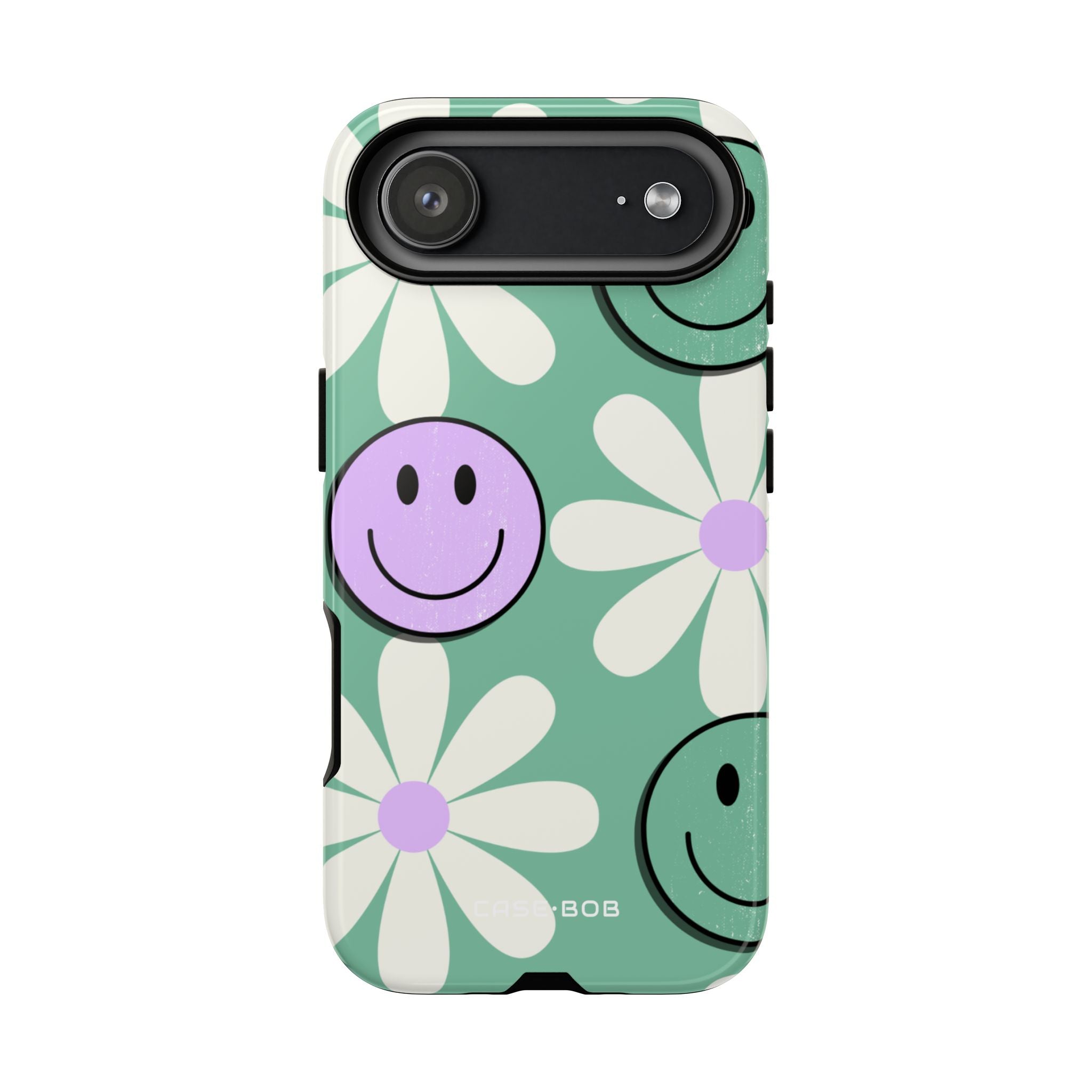 Smiley Daisy Glow iPhone 17 Air Case - Tough - CASE•BOB