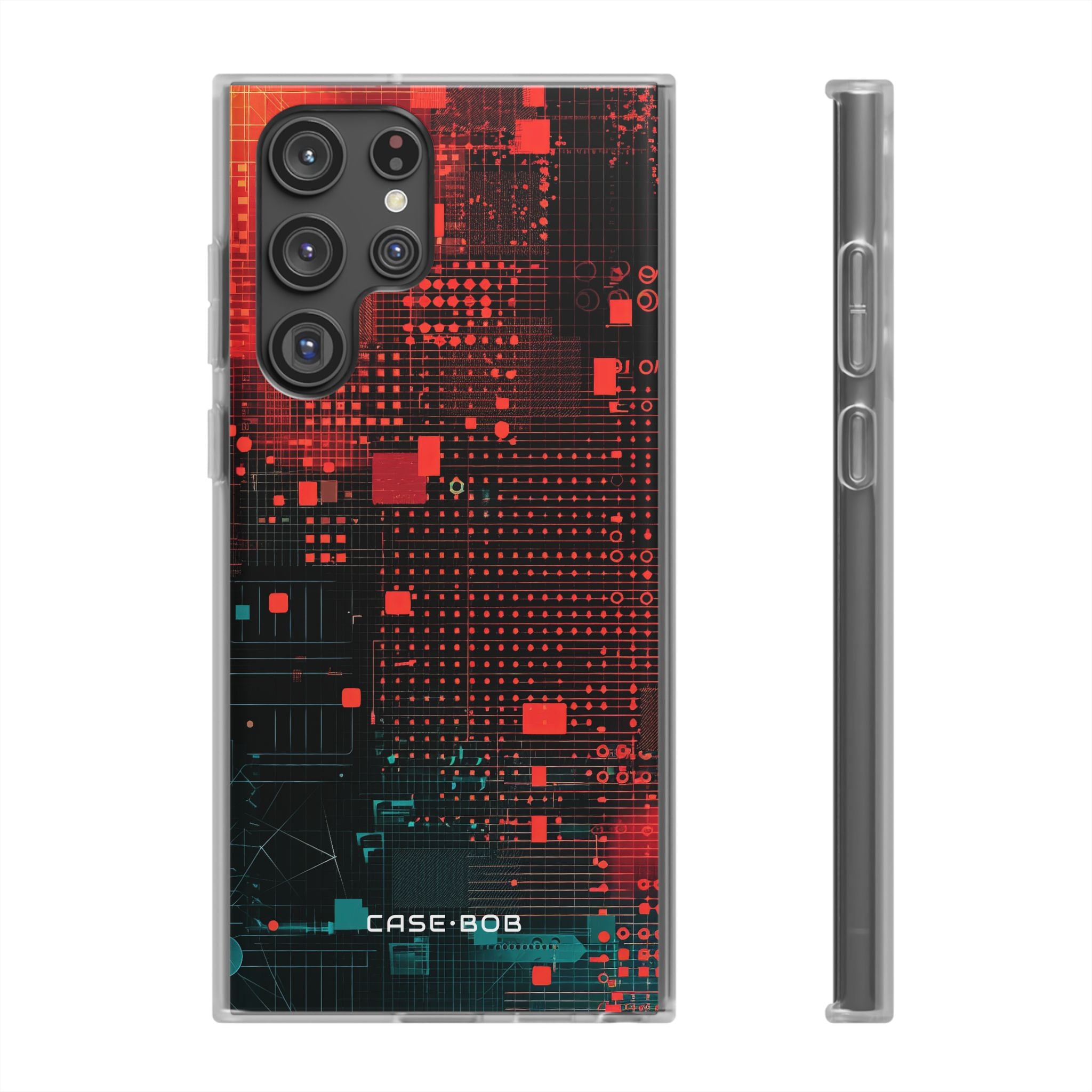 Grid Fusion Samsung S22 Ultra Case - Soft