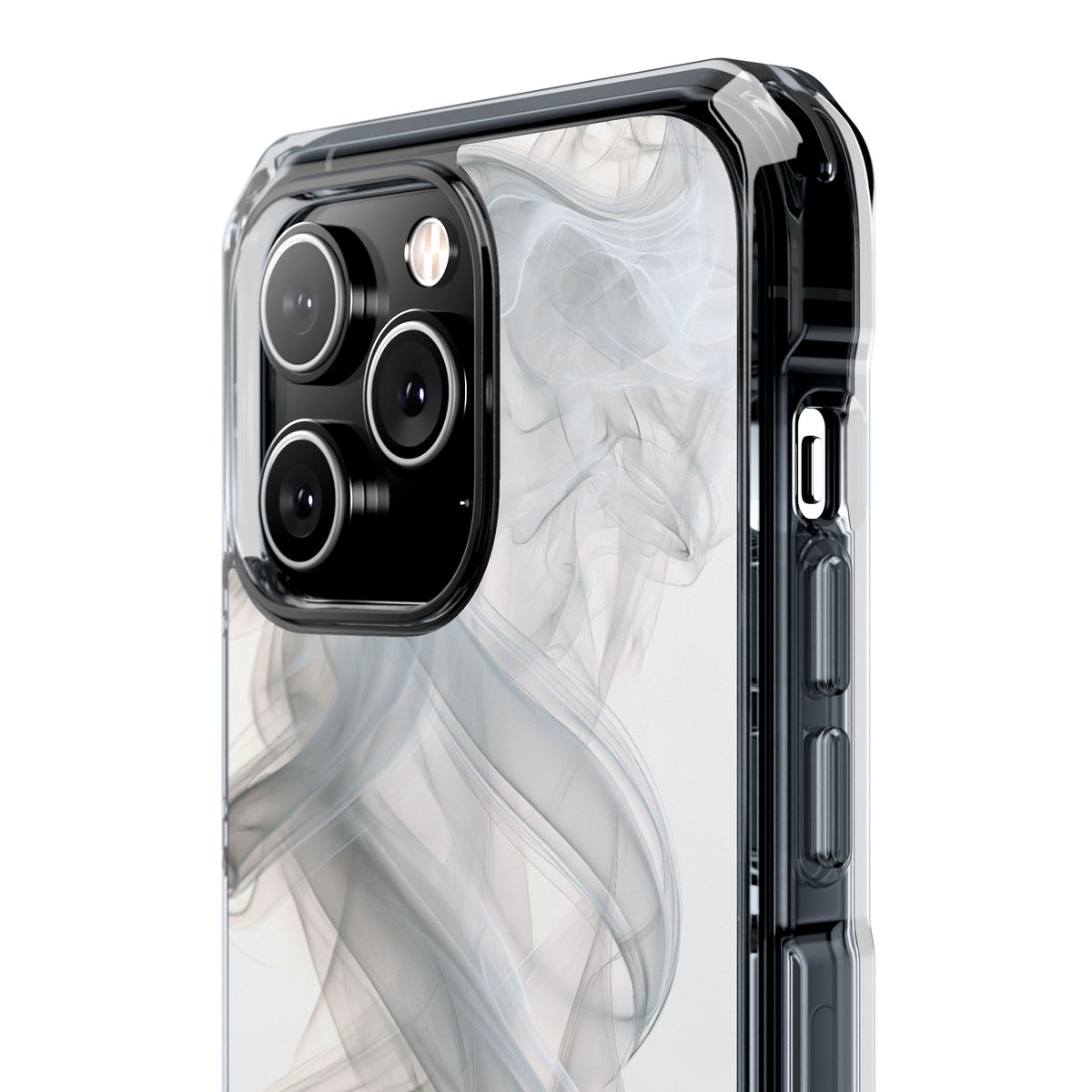 Vapor Noir · Clear Impact Magnetic Phone Case for iPhone · White