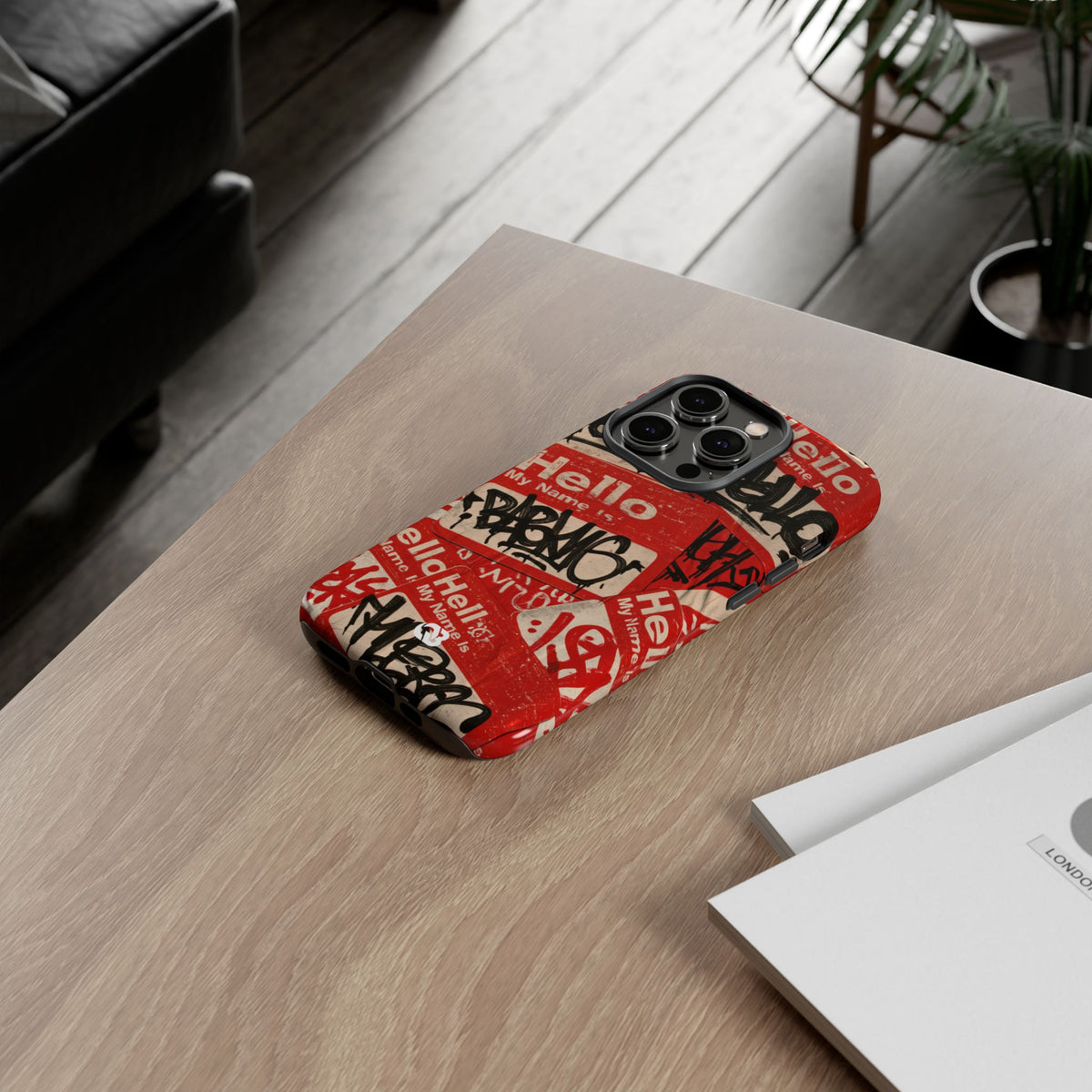 Slap Tag Collage · Tough Phone Case for iPhone · Red