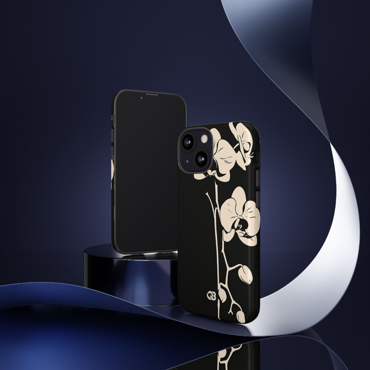 Nocturne Orchid · Tough Phone Case for iPhone · Black
