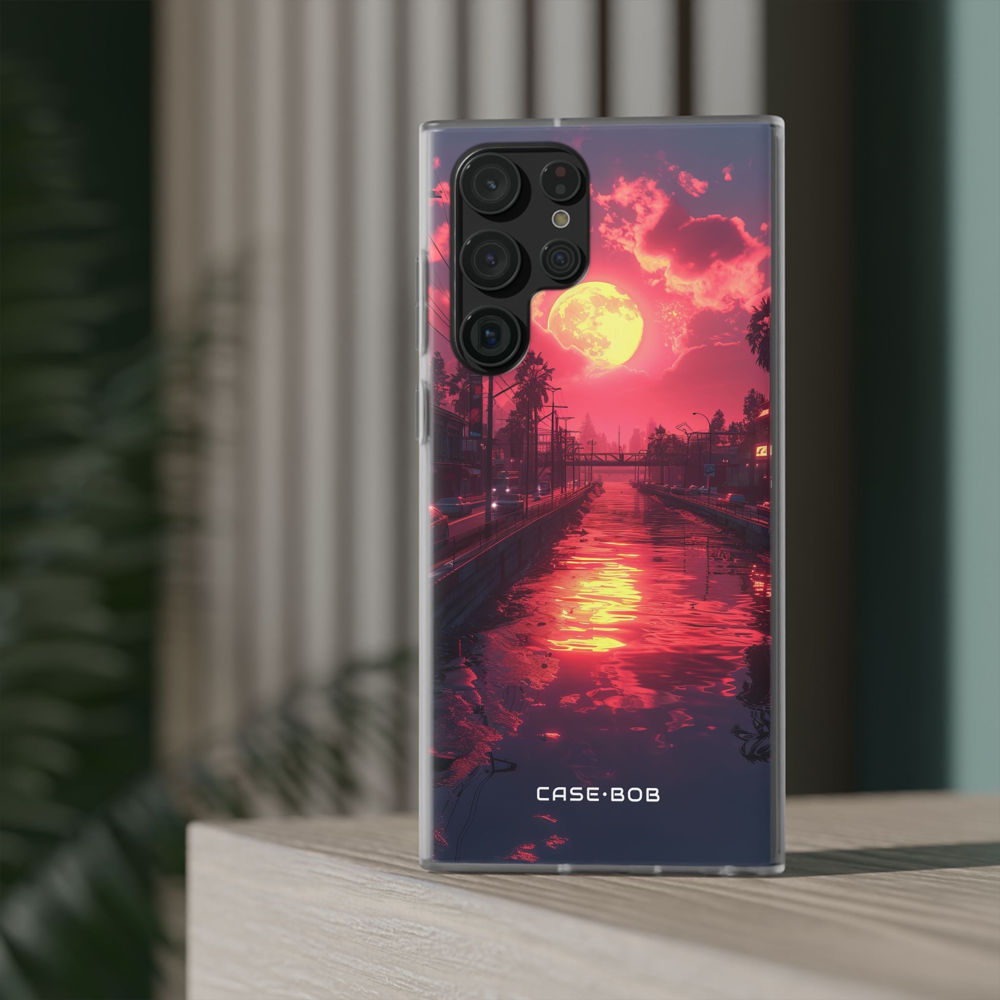 Leuchtendes Mondlicht Samsung S22 Ultra Case - Soft