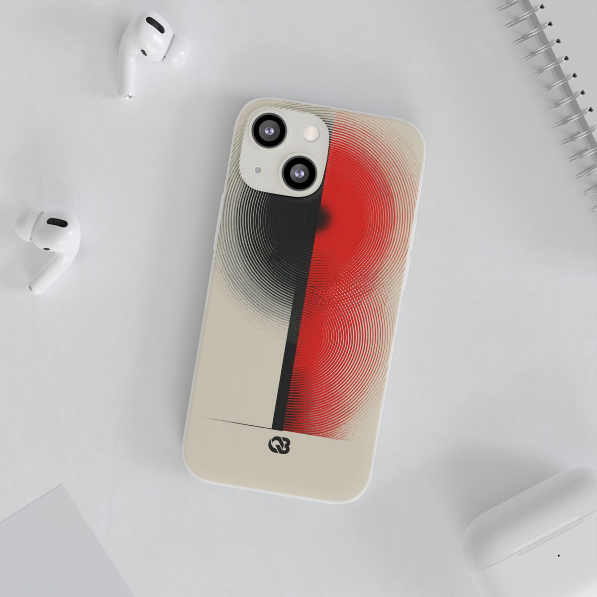 Concentric Orbit · Lite Phone Case for iPhone · Red