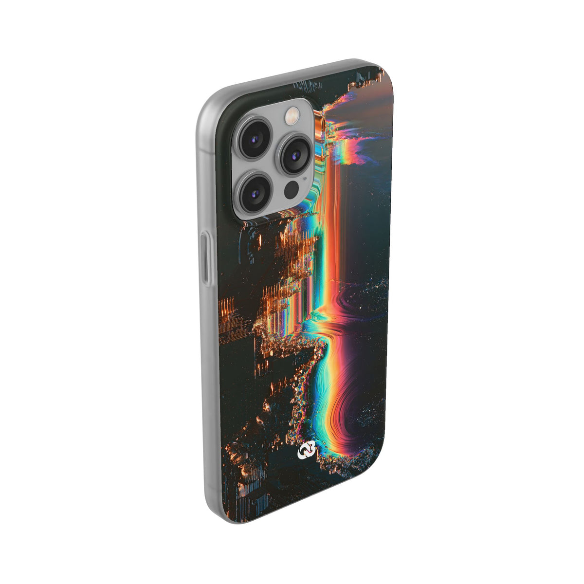 Prismatic Circuit · Lite Phone Case for iPhone · Black