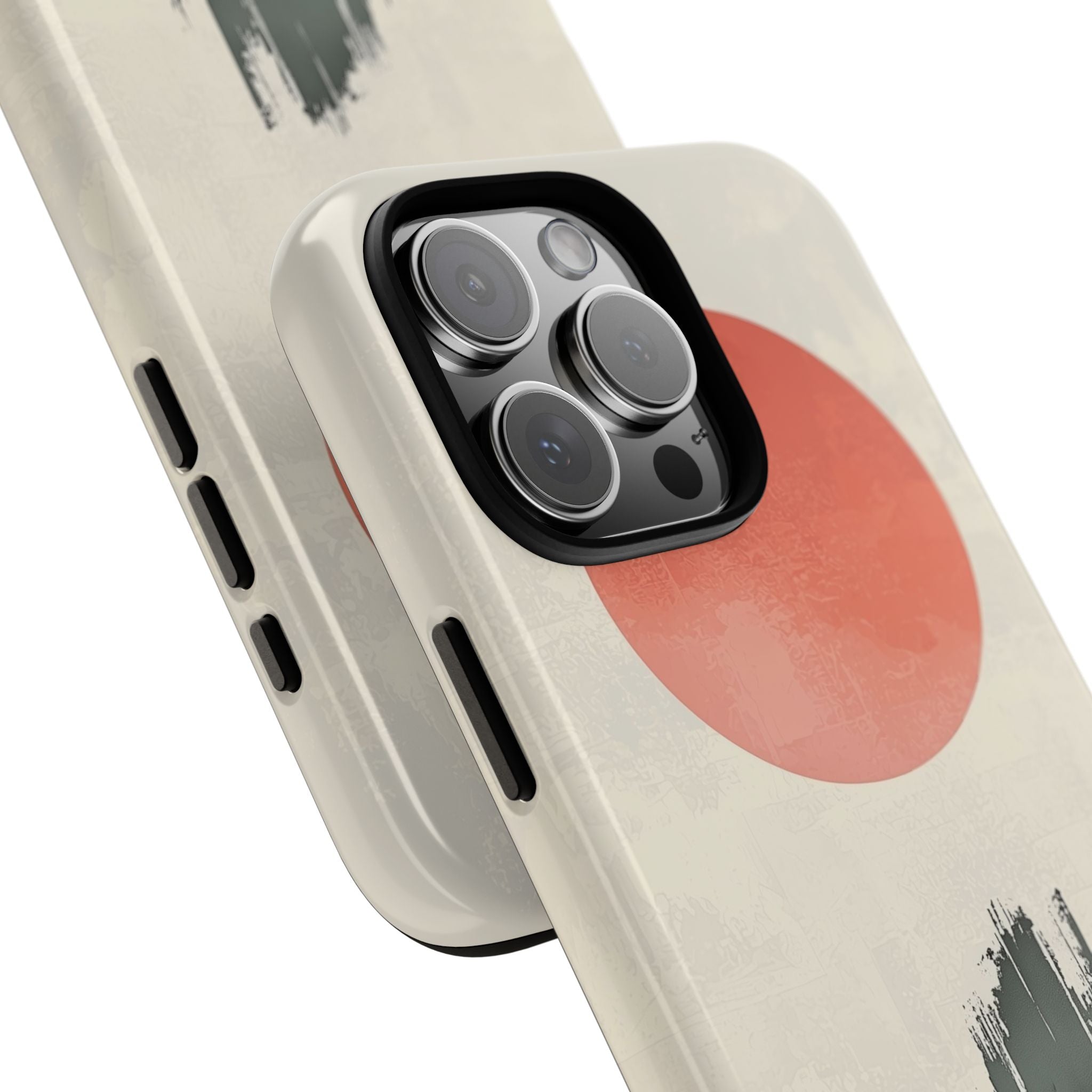 Crimson Sun Strokes · Coque de téléphone Tough pour iPhone