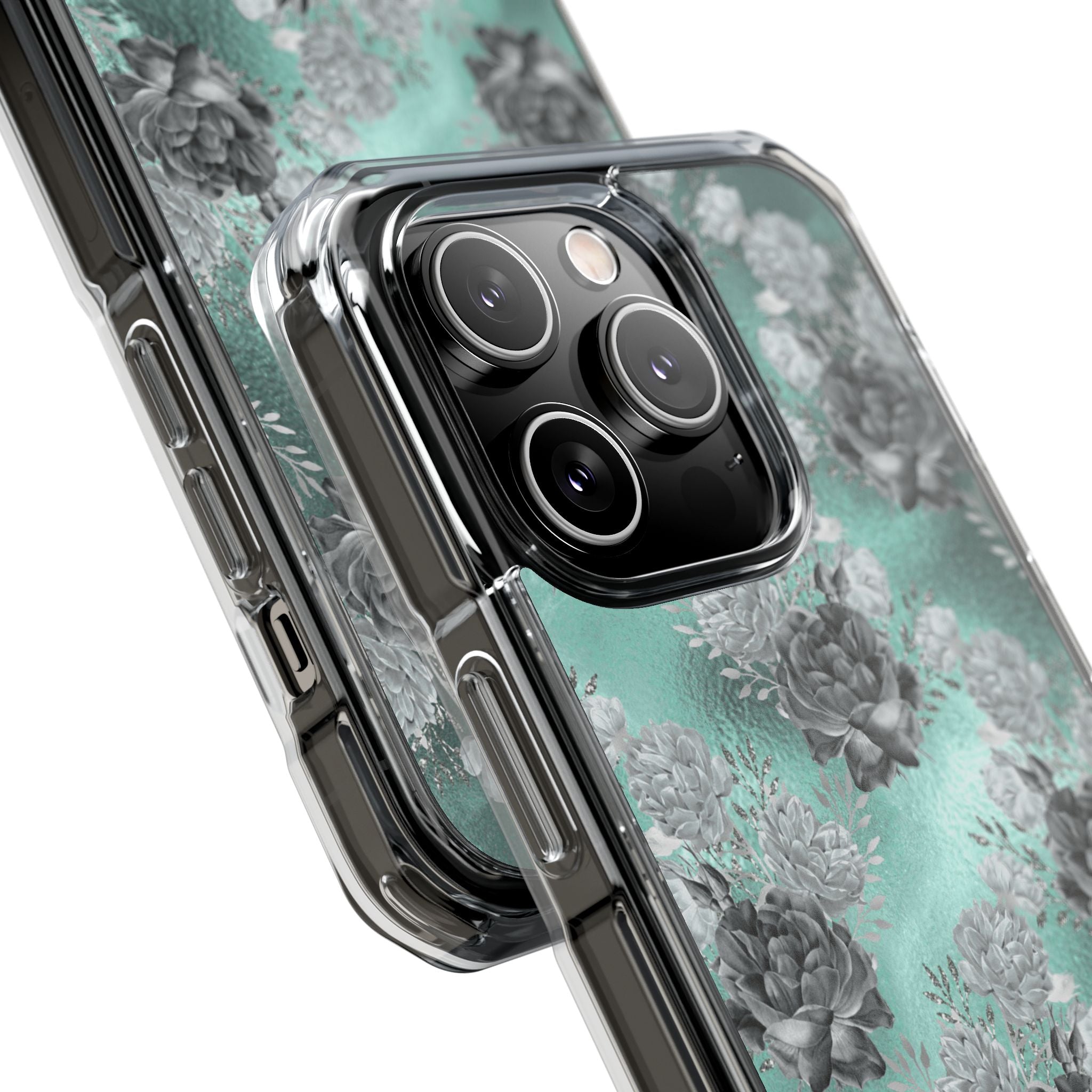 Frost Mint Floral · Impact Magsafe