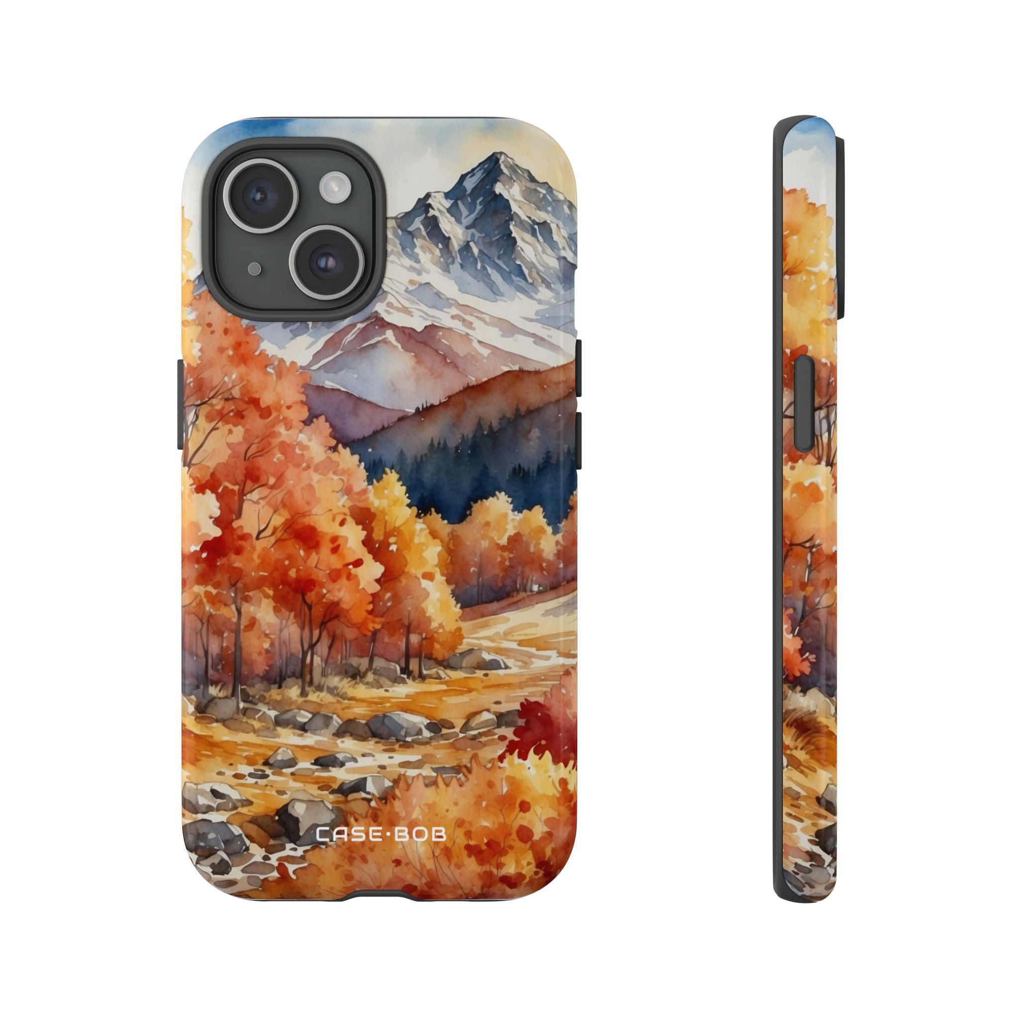 Snowcapped Radiance iPhone 15 Cover - Tough