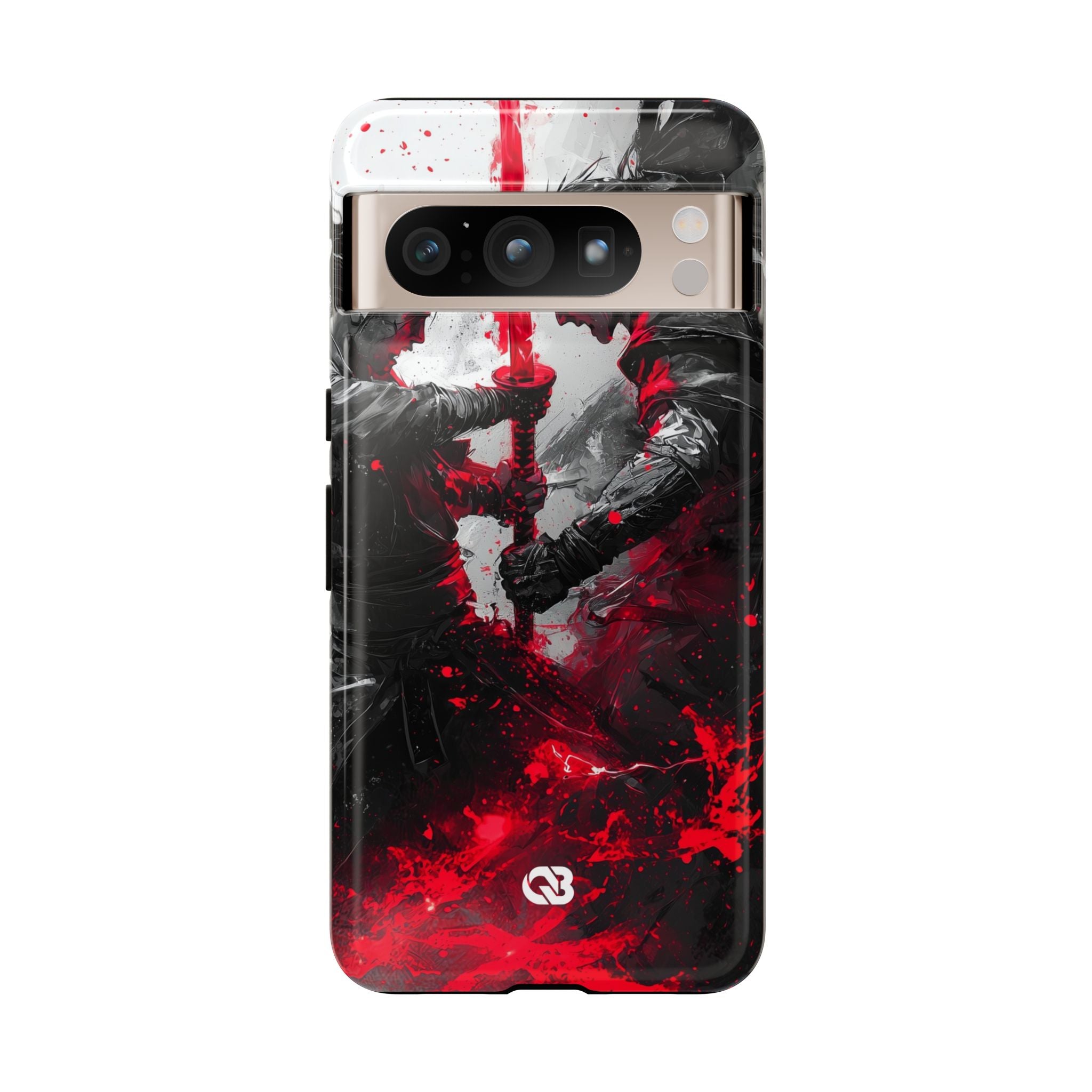 Shattered Crimson Duel · Tough Phone Case for Google Pixel