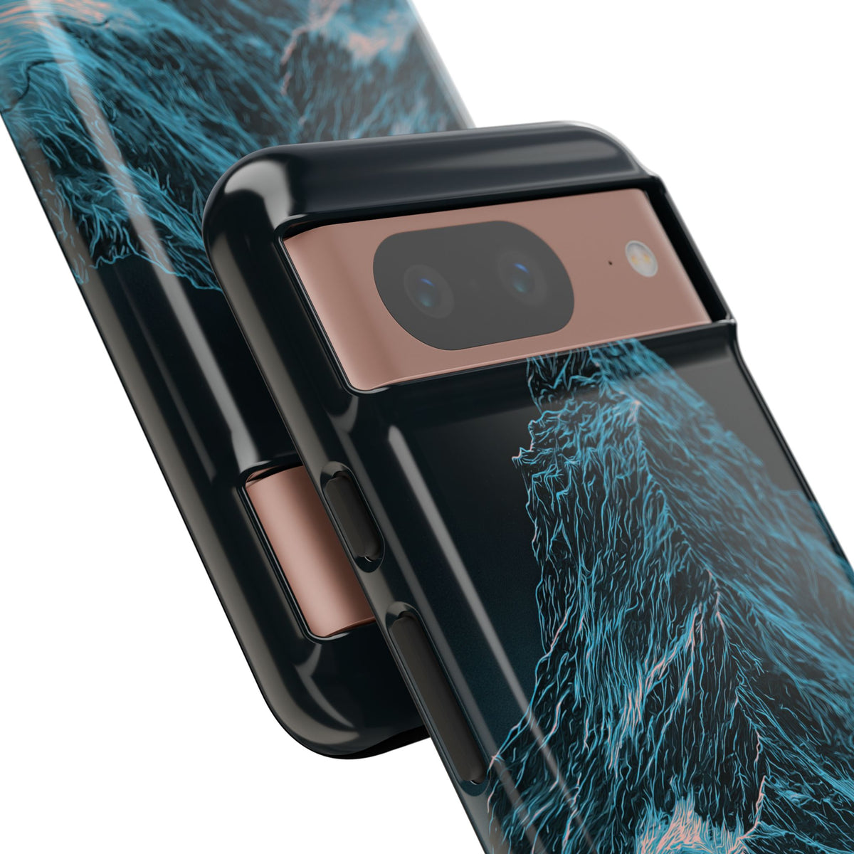 Glacial Alpine Peak · Tough Phone Case for Pixel · Blue