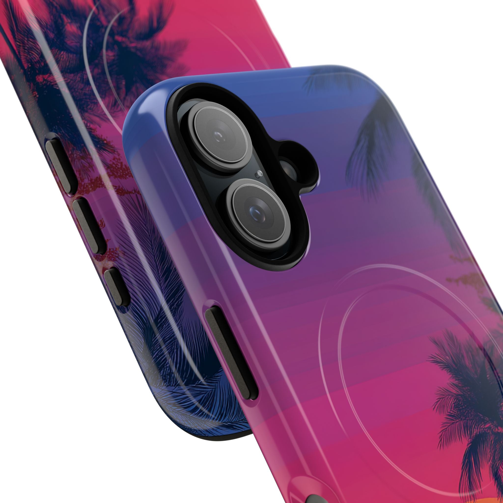 Neon Horizon Palms · Tough+ Telefoncover til iPhone · Magsafe