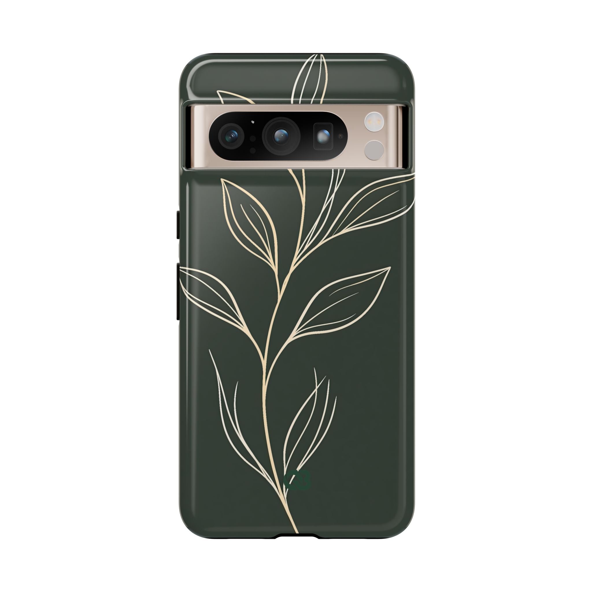Green Tough Phone Case for Google Pixel - Deep Moss Willow