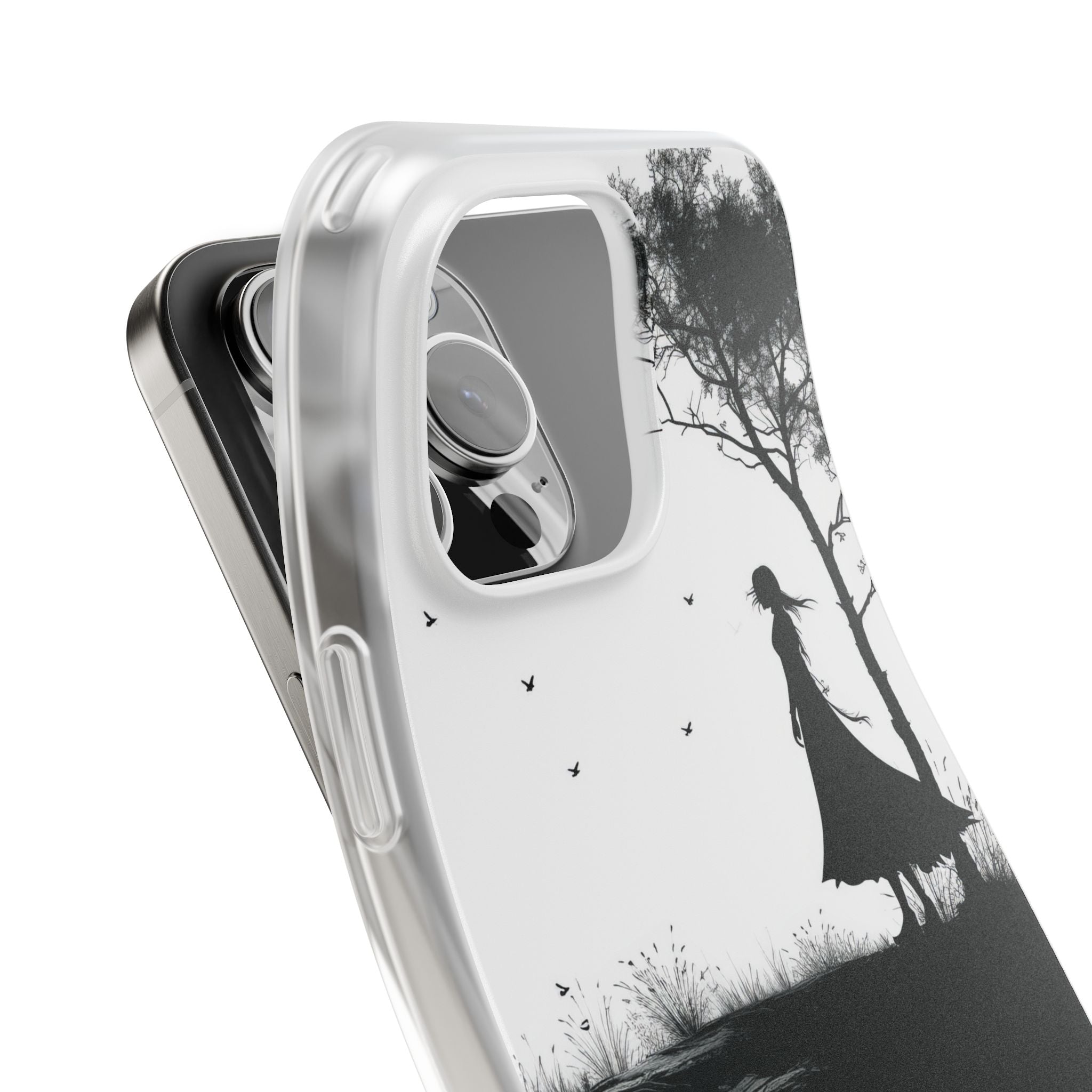 Cliffside Silhouette iPhone 16 Pro Max Case - Soft