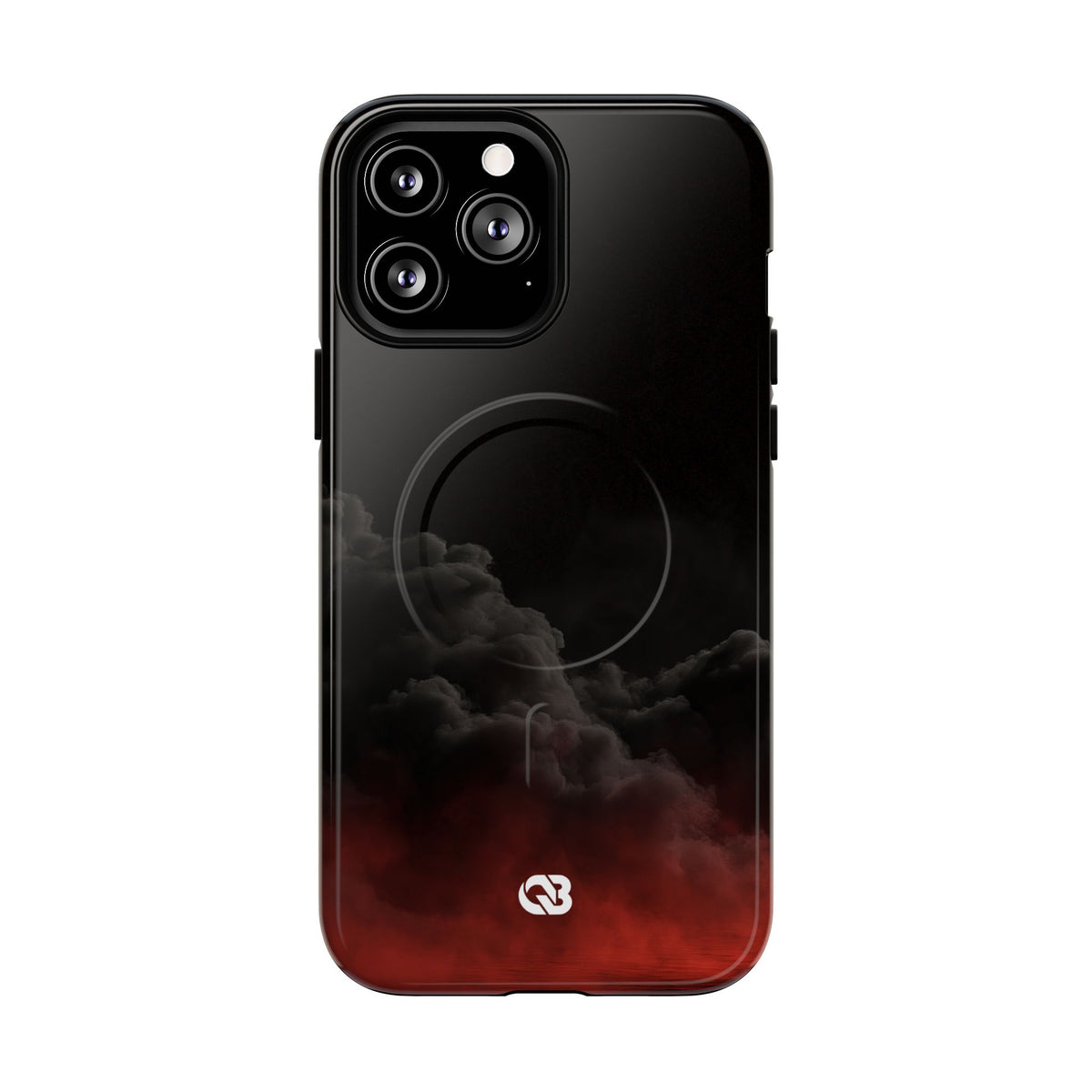 Crimson Fog Void · Tough 2.0 Magnetic Phone Case for iPhone · Black