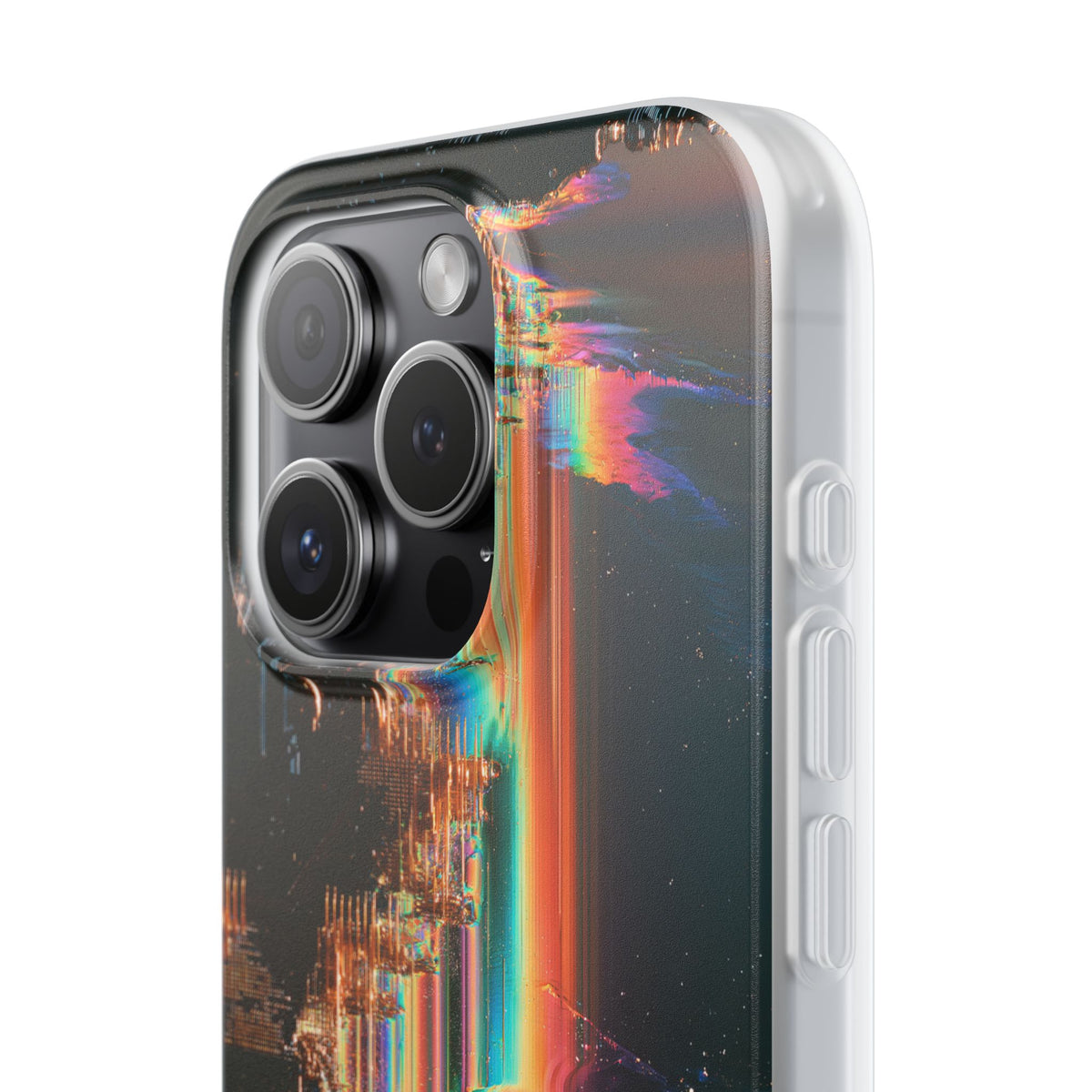 Prismatic Circuit · Lite Phone Case for iPhone · Black