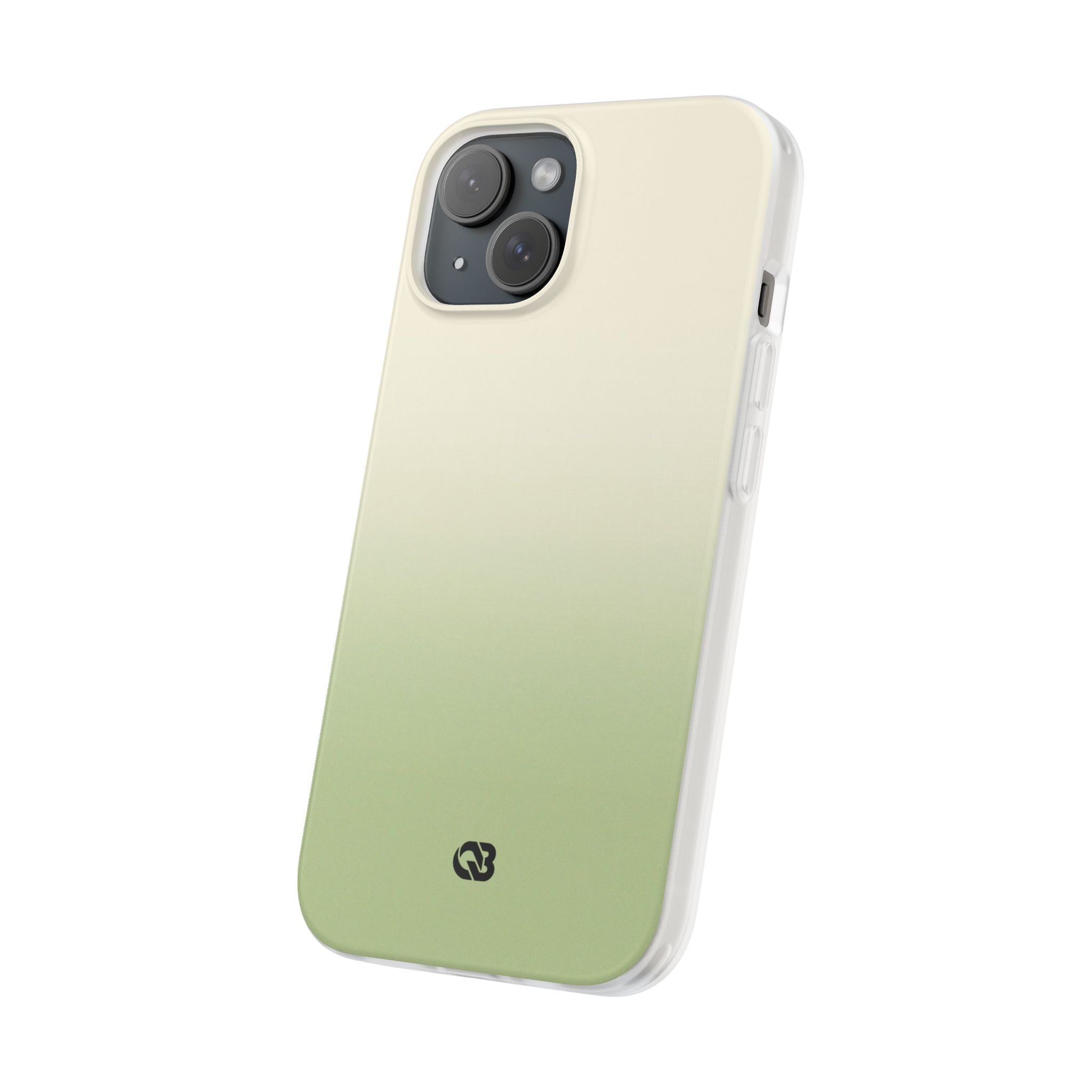 Green Lite Phone Case for iPhone - Bone Sage Fade