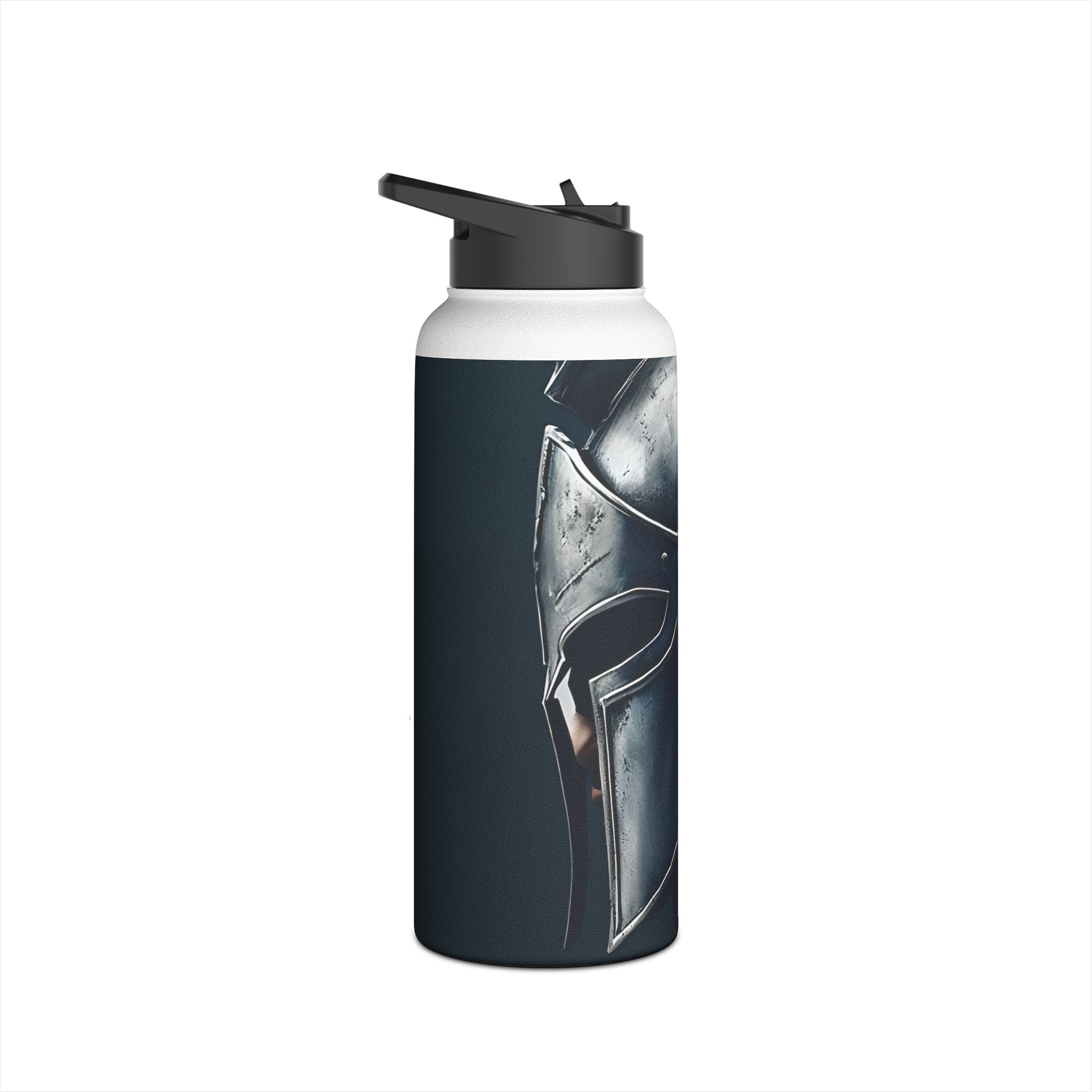 Silver Spartan - Stainless Steel Water Bottle