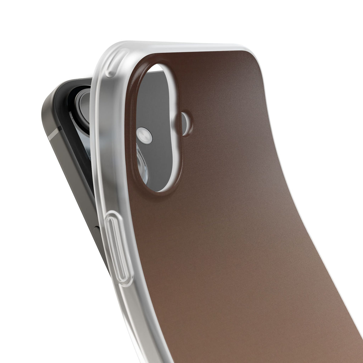 Brown Lite Phone Case for iPhone - Smoked Caramel Fade