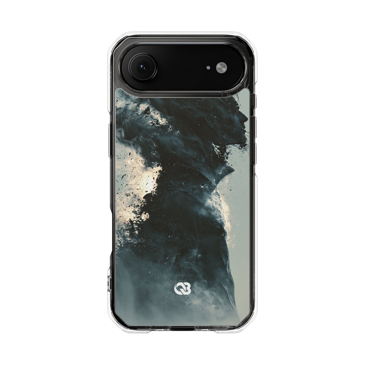 Ashen Dissolution · Clear Impact Magnetic Phone Case for iPhone · Black