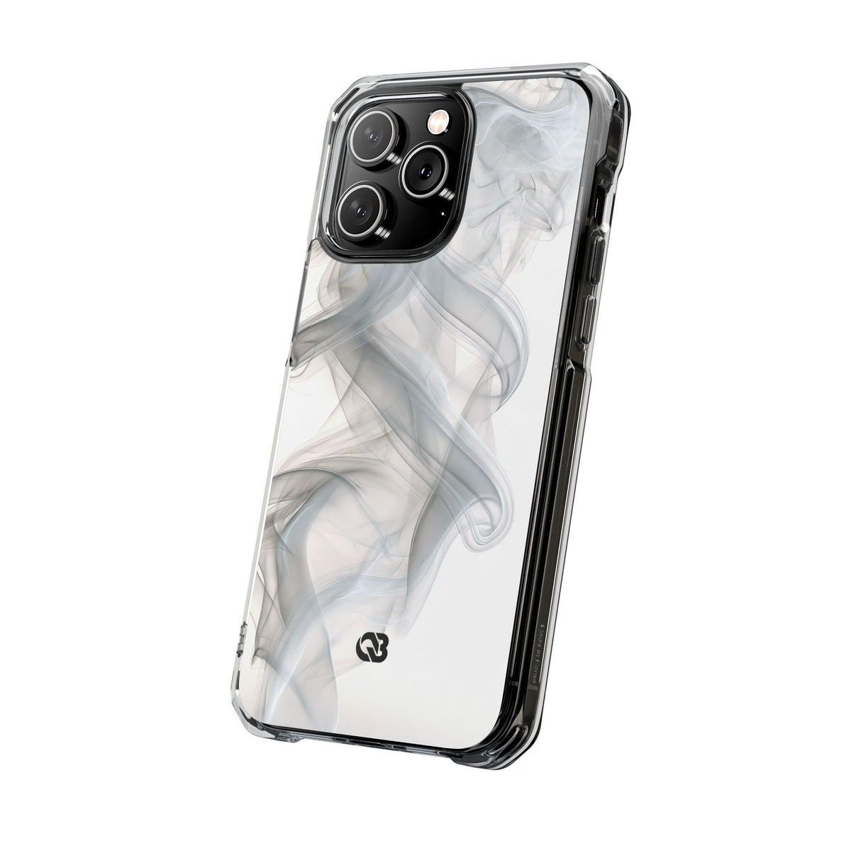 Vapor Noir · Clear Impact Magnetic Phone Case for iPhone · White