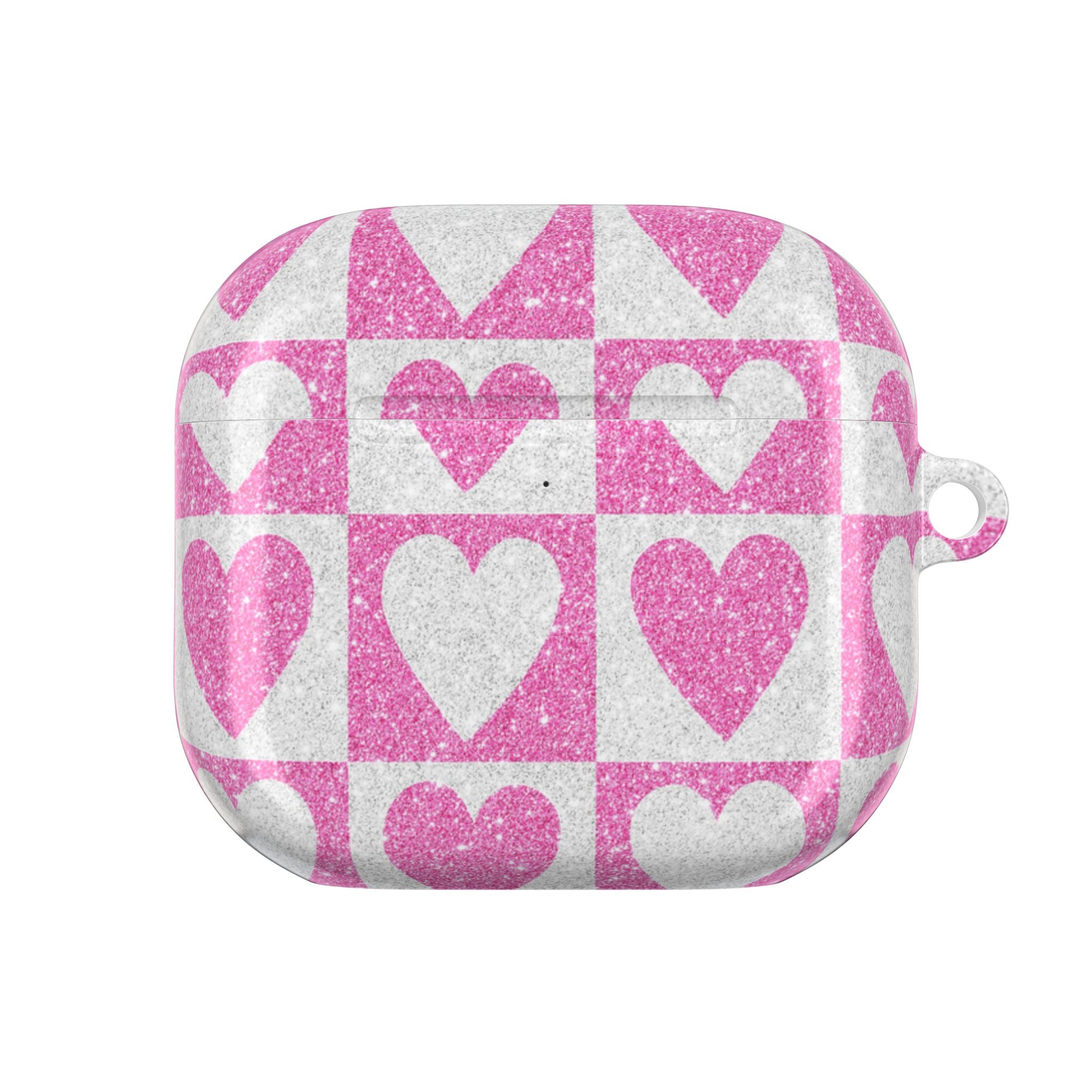 Kimalteleva Heartgrid - AirPods Case