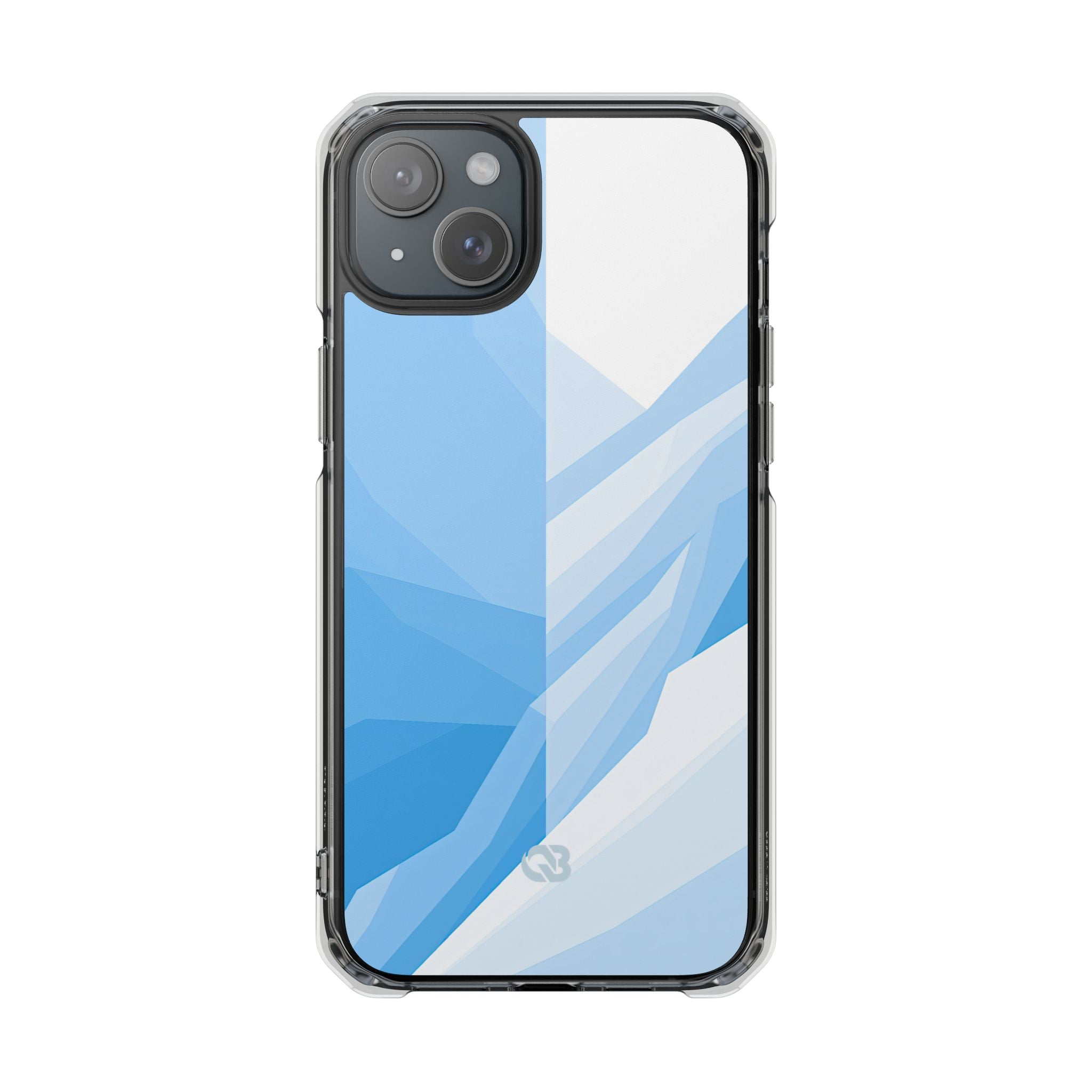 Blue Impact MagSafe Phone Case for iPhone - Arctic Glacial Ridge