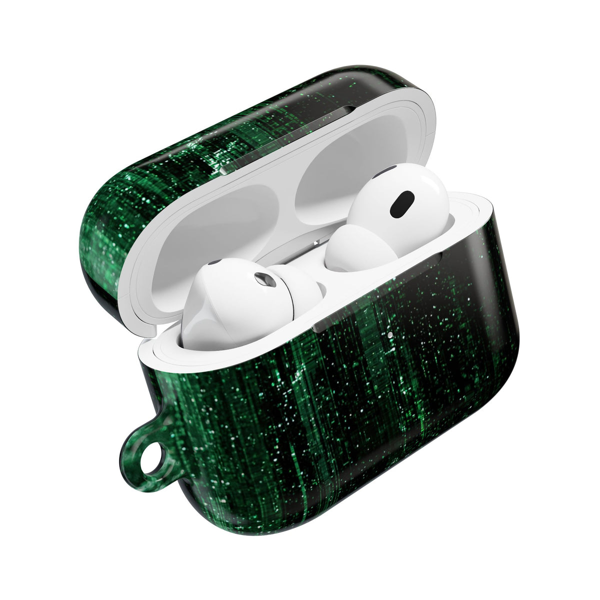 Emerald Void · Hard Case for AirPods & AirPods Pro · Green