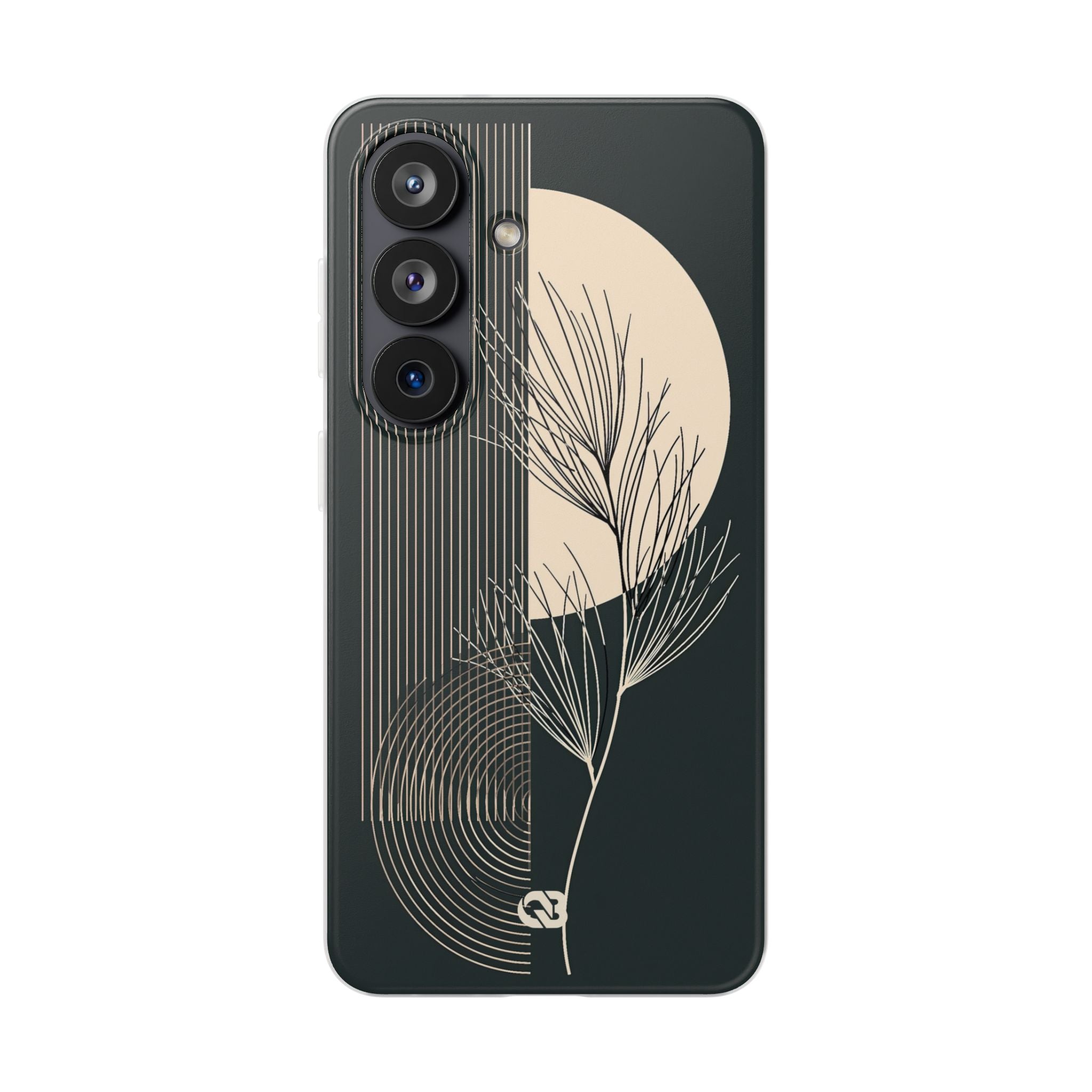 Black Lite Phone Case for Samsung - Obsidian Sand Willow