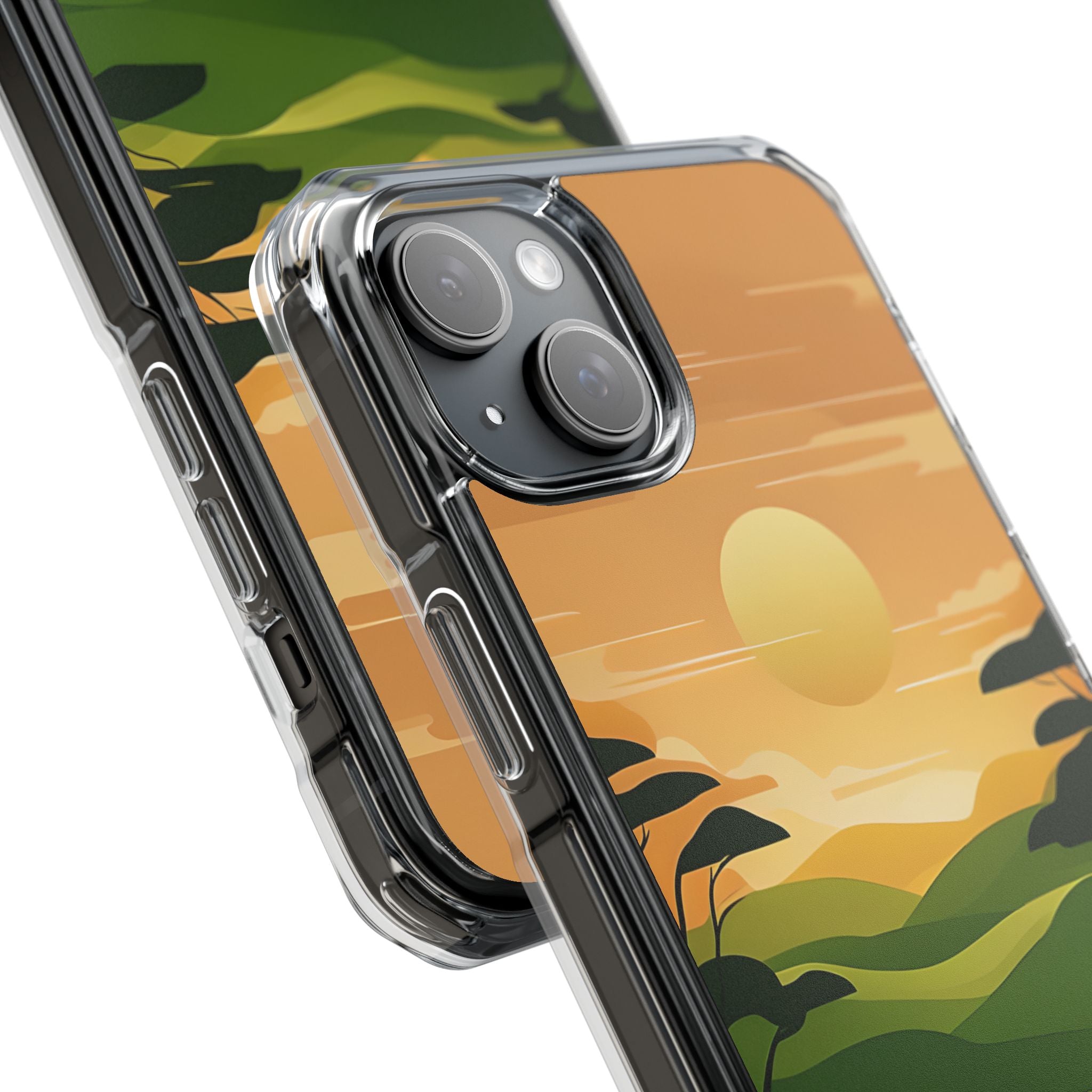 Verdant Horizon Sun · Impact Phone Case for iPhone · Magsafe