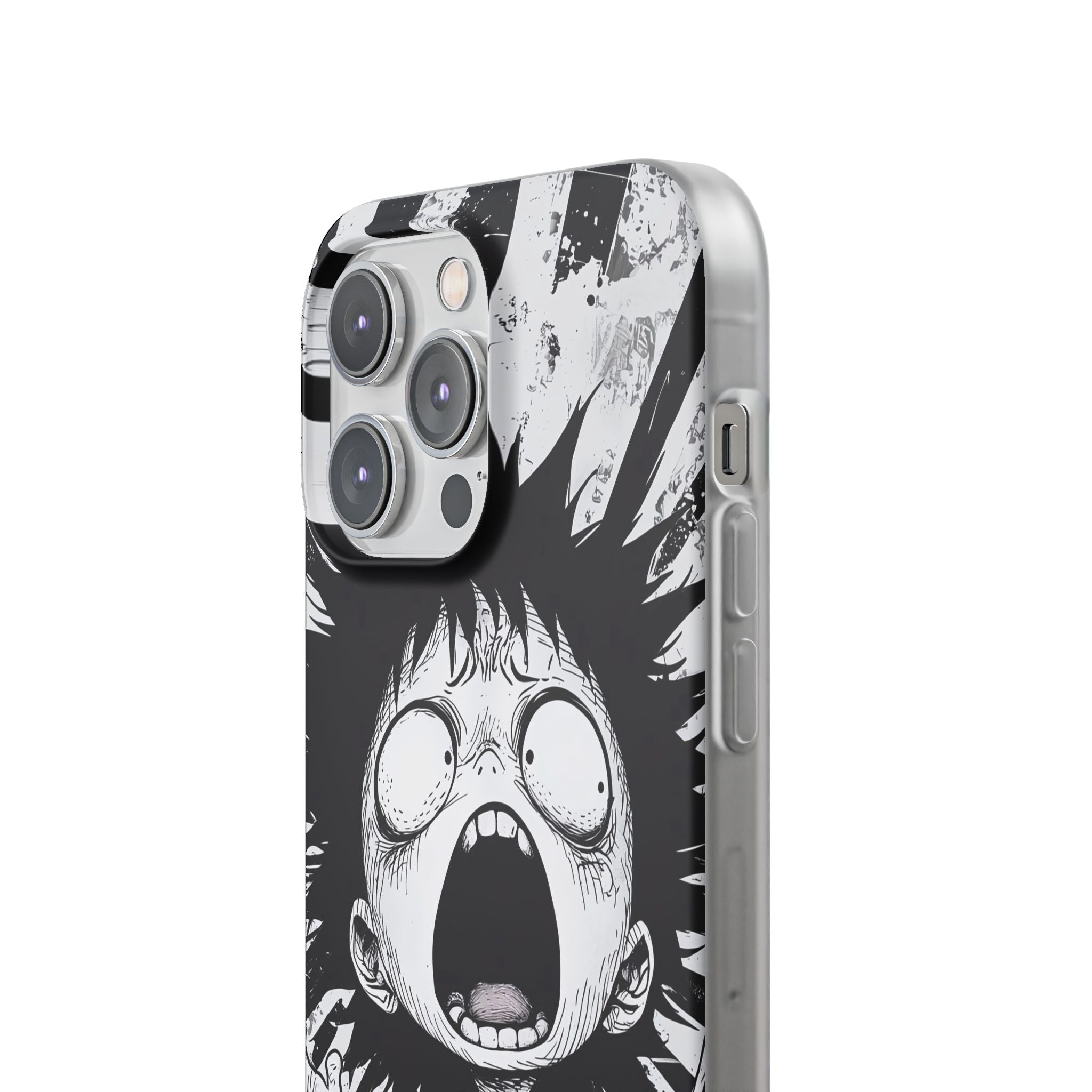 Screaming Stripes iPhone 14 Pro Max Case - Soft