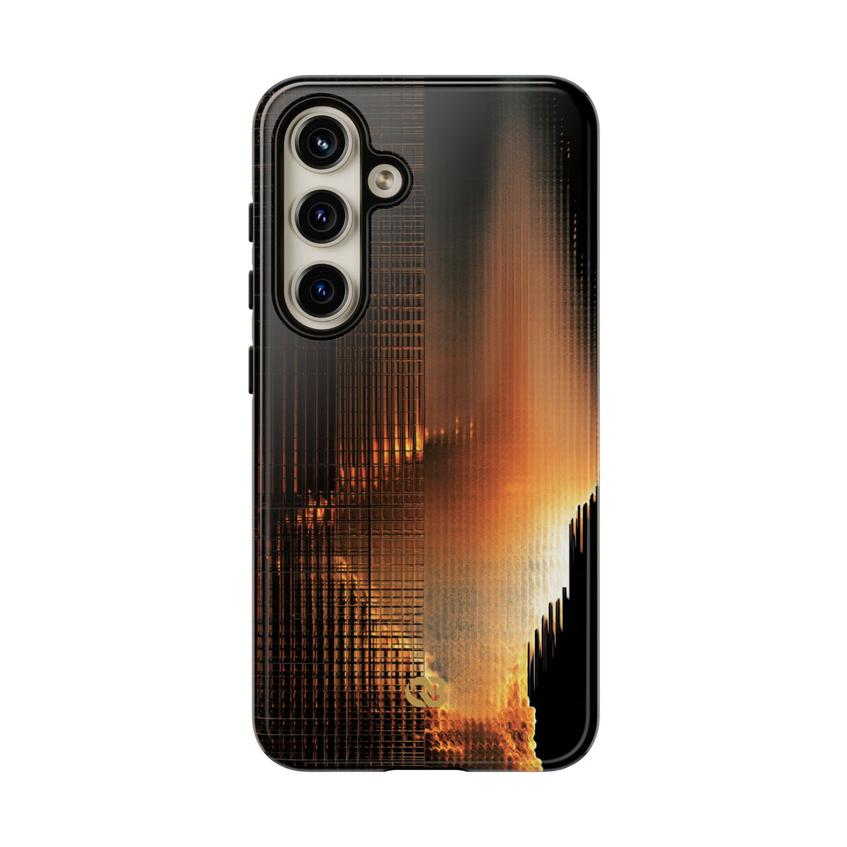 Luminous Grid · Tough Phone Case for Samsung · Black